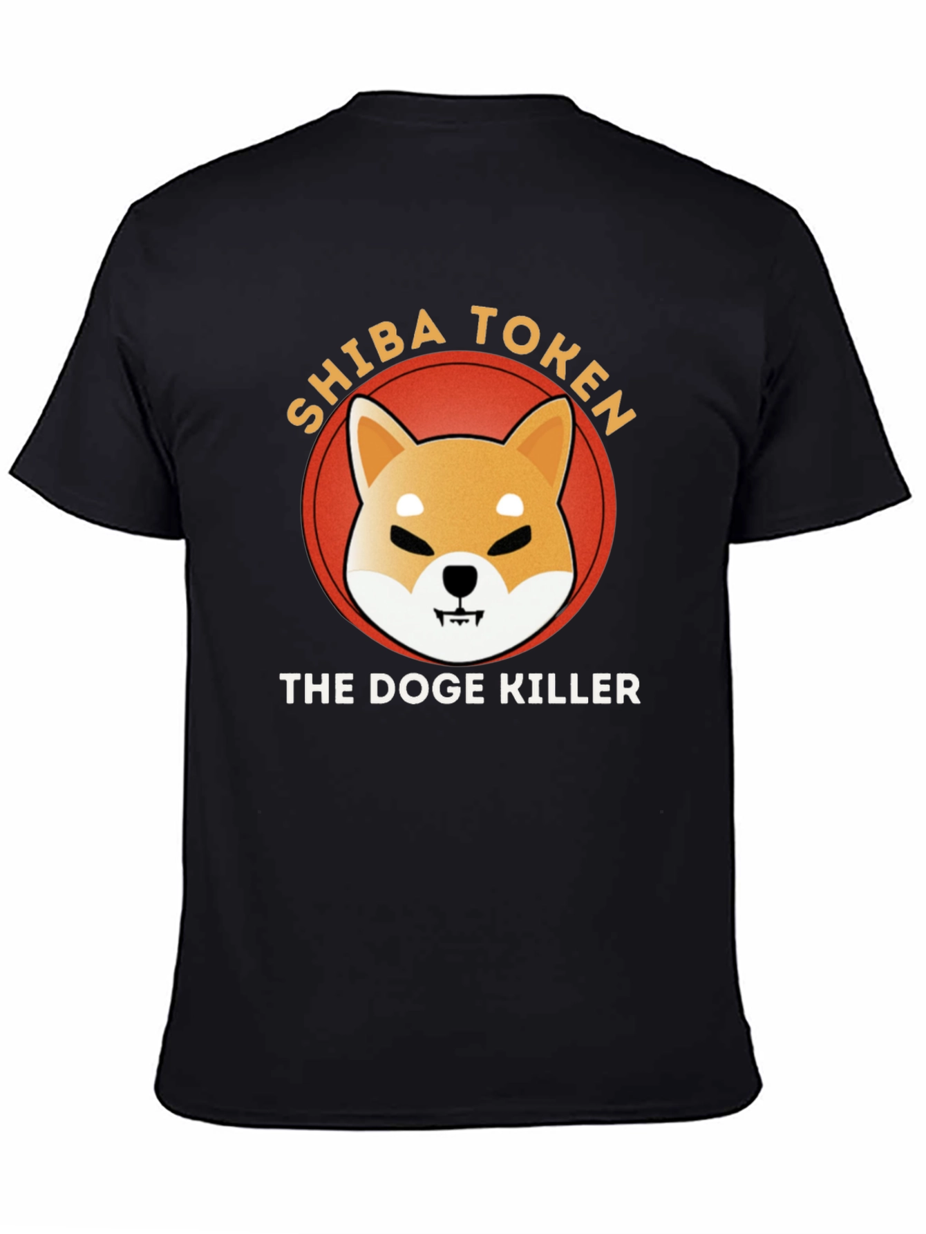 Shiba Token Doge Killer Black T-Shirt