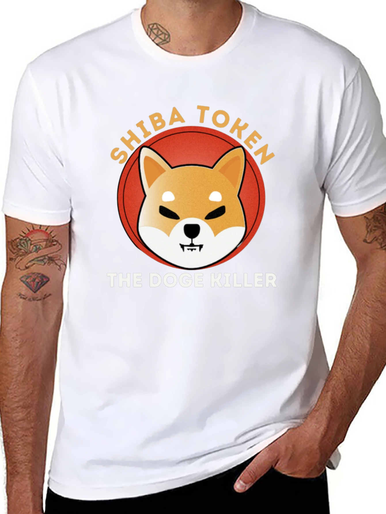 Shiba Token Doge Killer Black T-Shirt