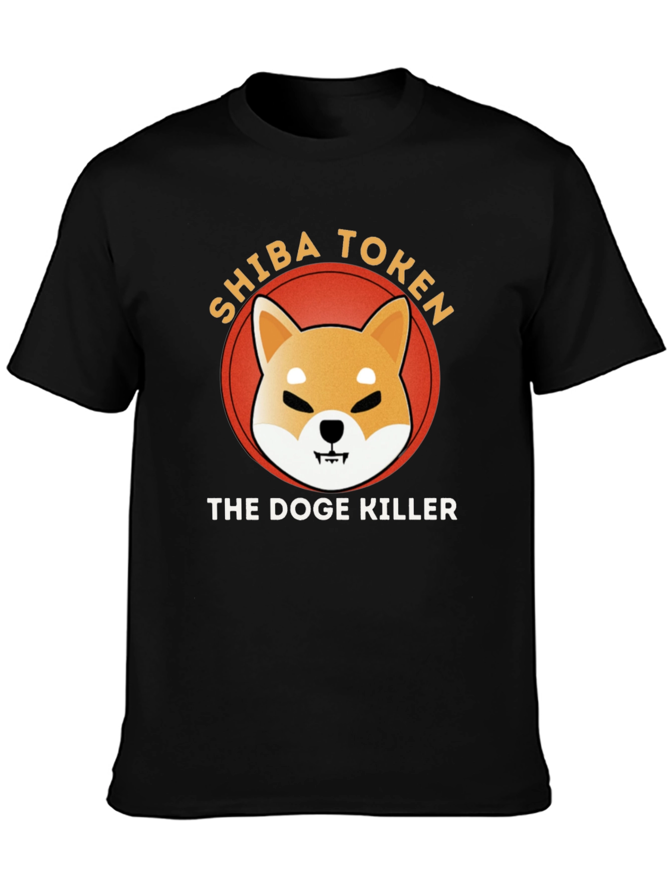Shiba Token Doge Killer Black T-Shirt
