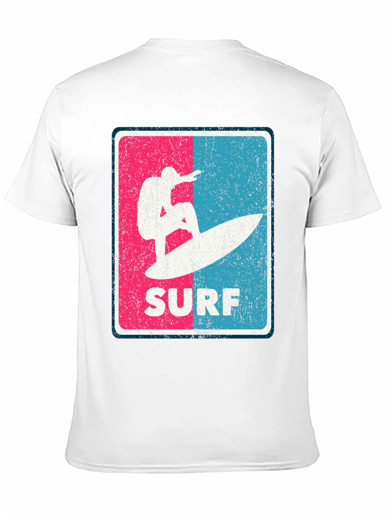 Surf Graphic Tee - Retro Style Black T-Shirt