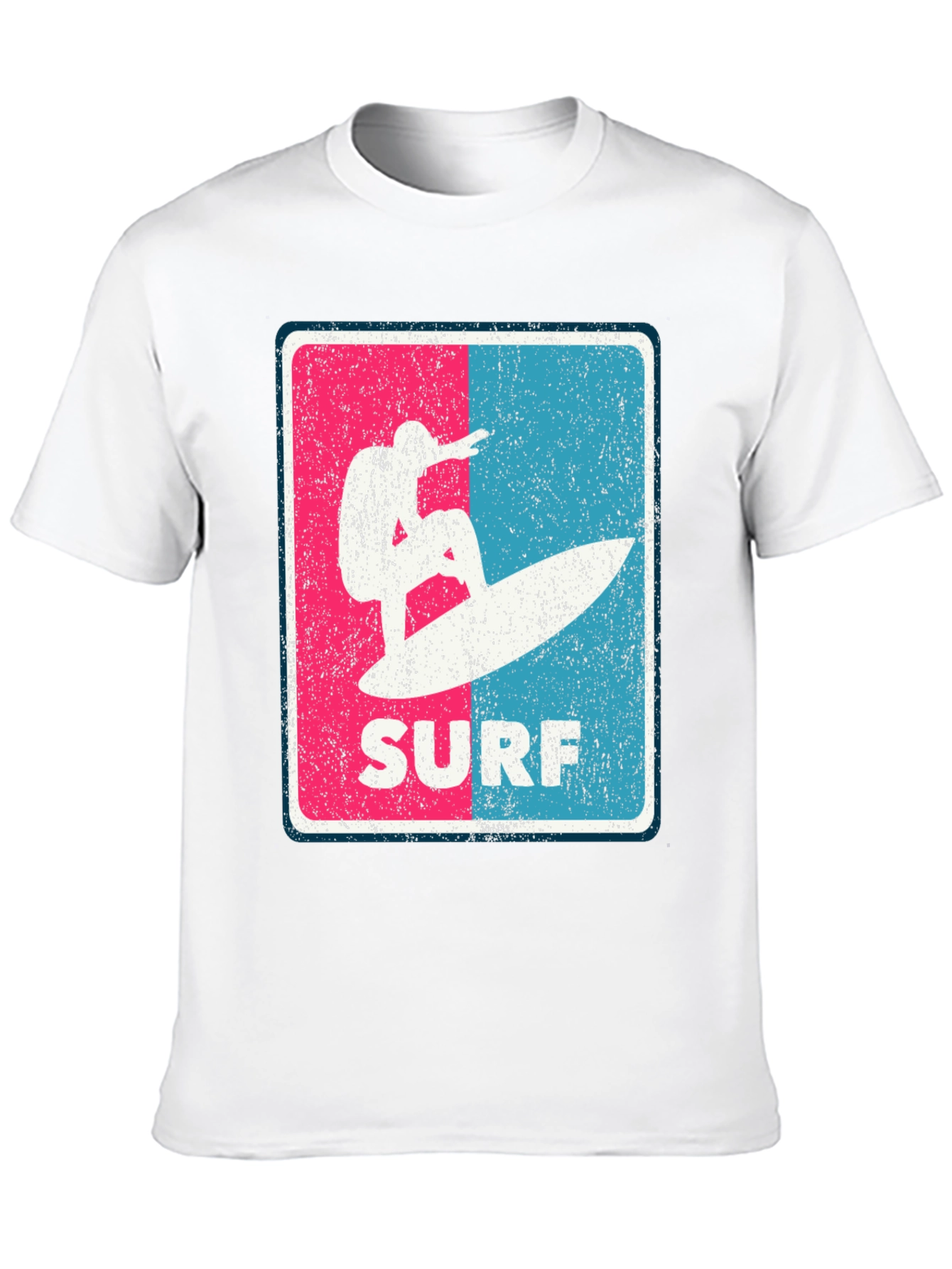 Surf Graphic Tee - Retro Style Black T-Shirt