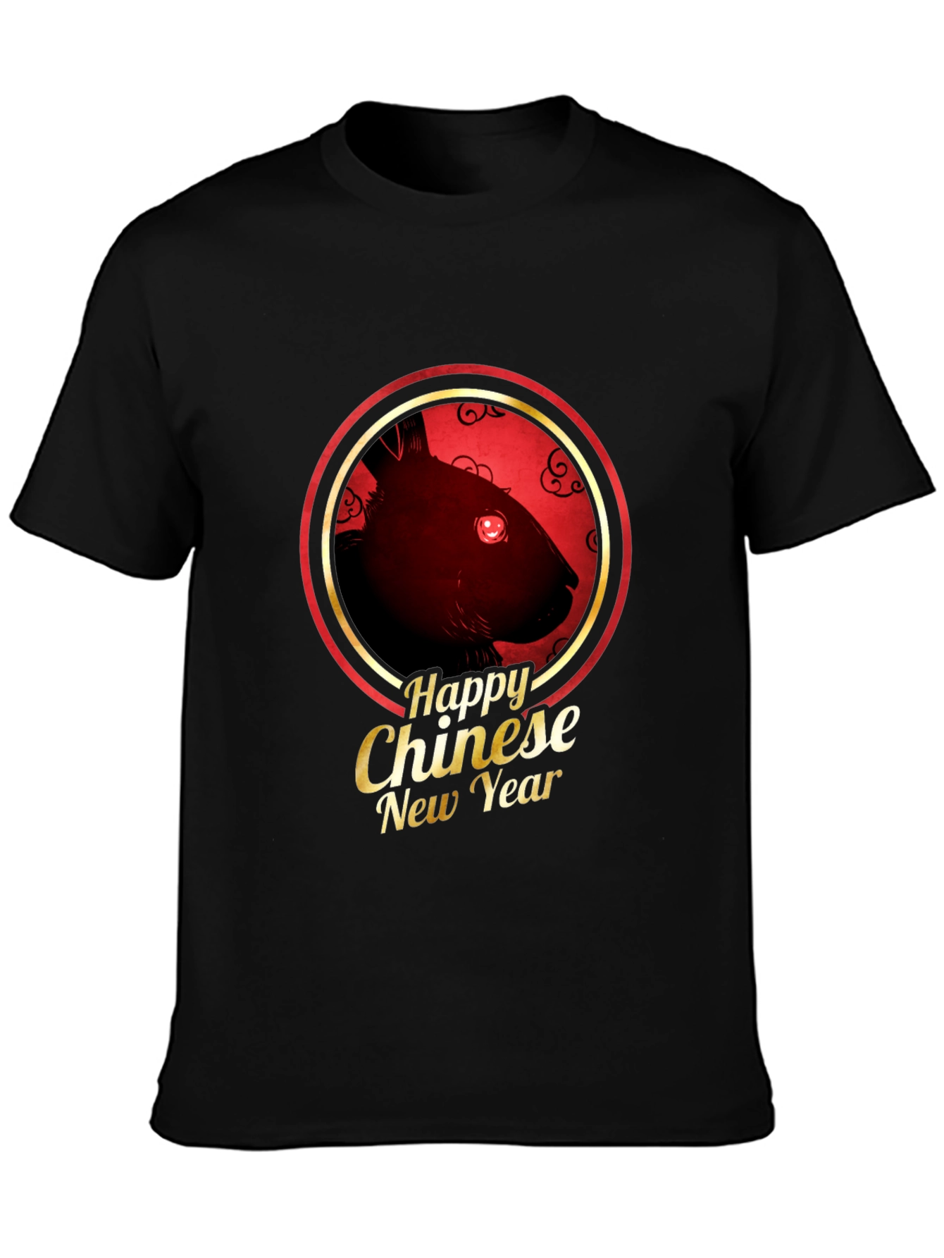 Chinese New Year Rat Graphic T-Shirt