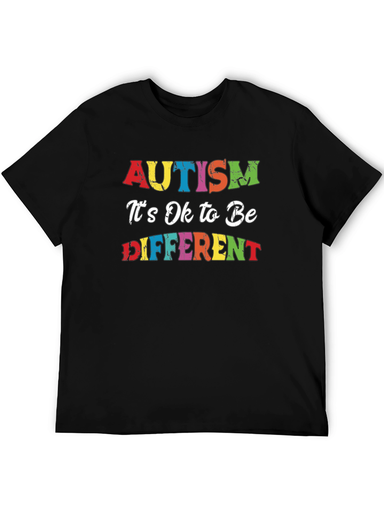 Autism Awareness T-Shirt - Its Ok to Be Different