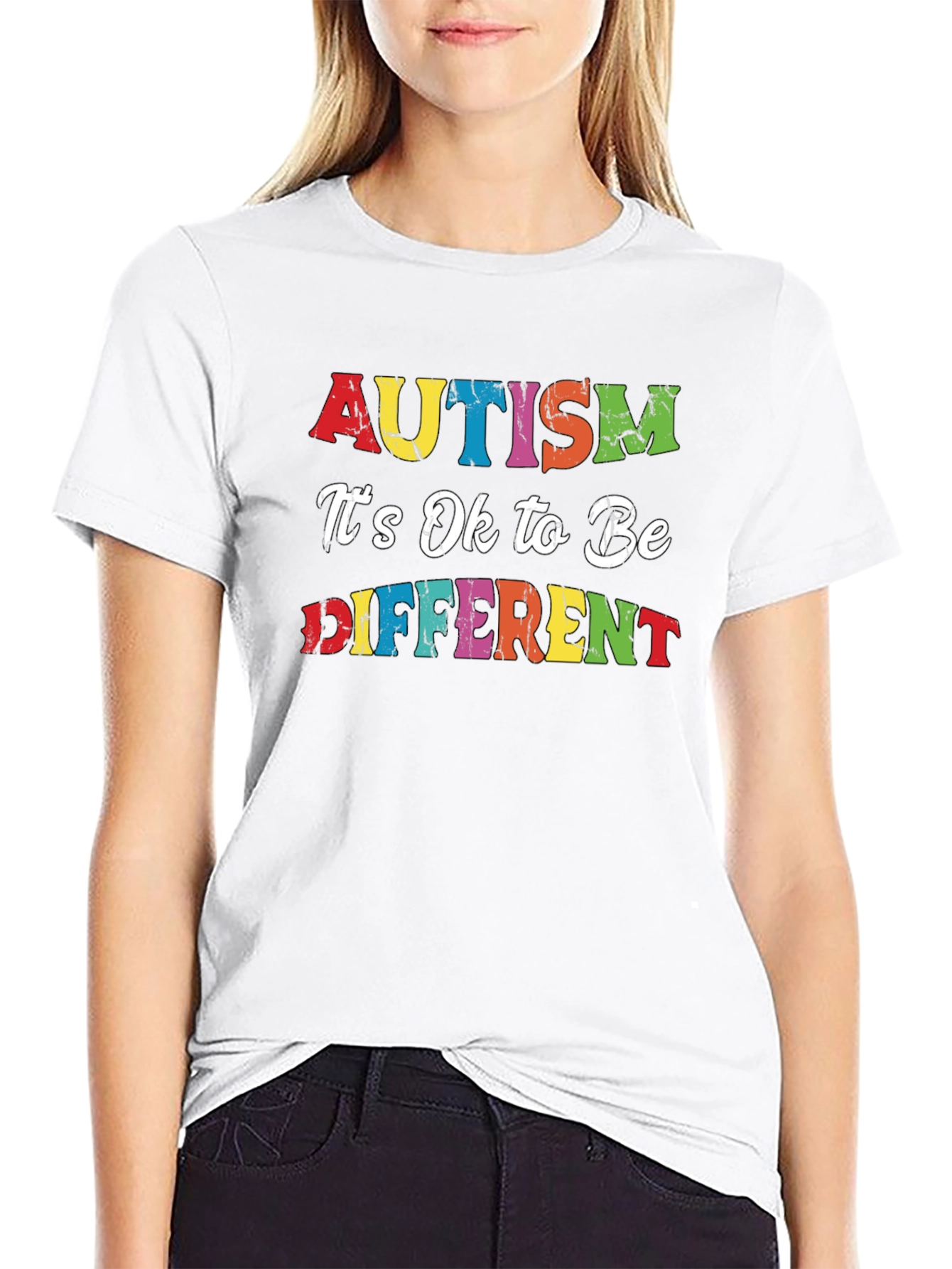 Autism Awareness T-Shirt - Its Ok to Be Different