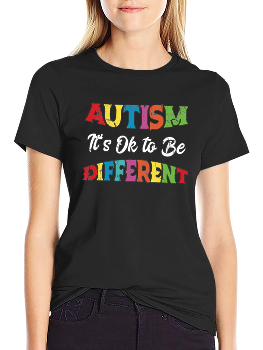 Autism Awareness T-Shirt - Its Ok to Be Different