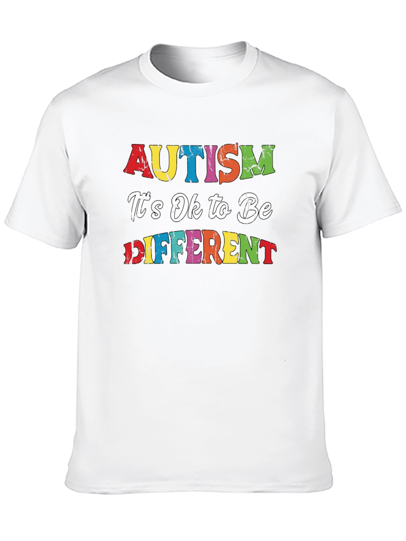 Autism Awareness T-Shirt - Its Ok to Be Different