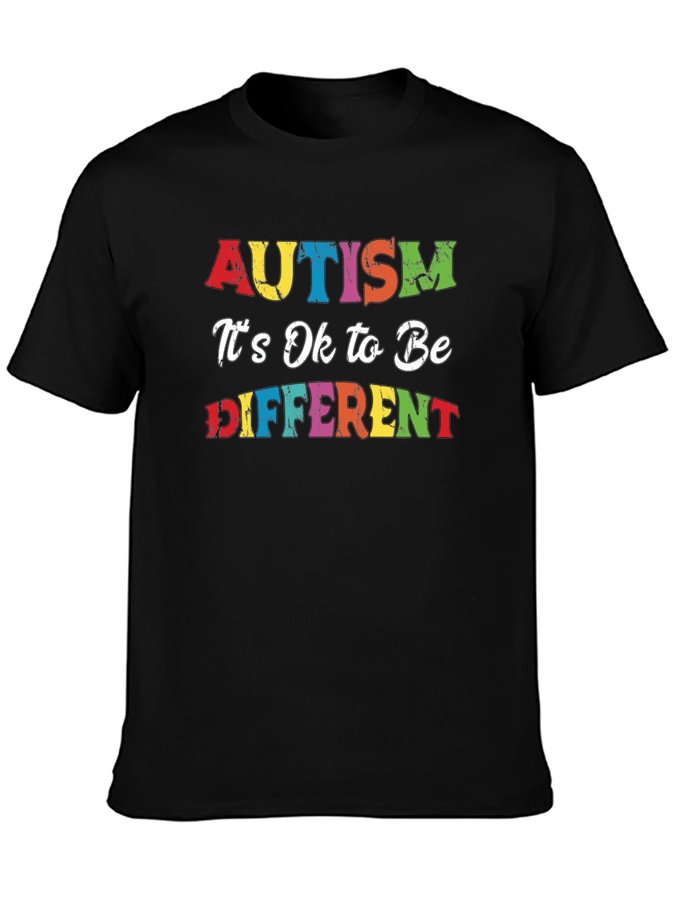 Autism Awareness T-Shirt - Its Ok to Be Different