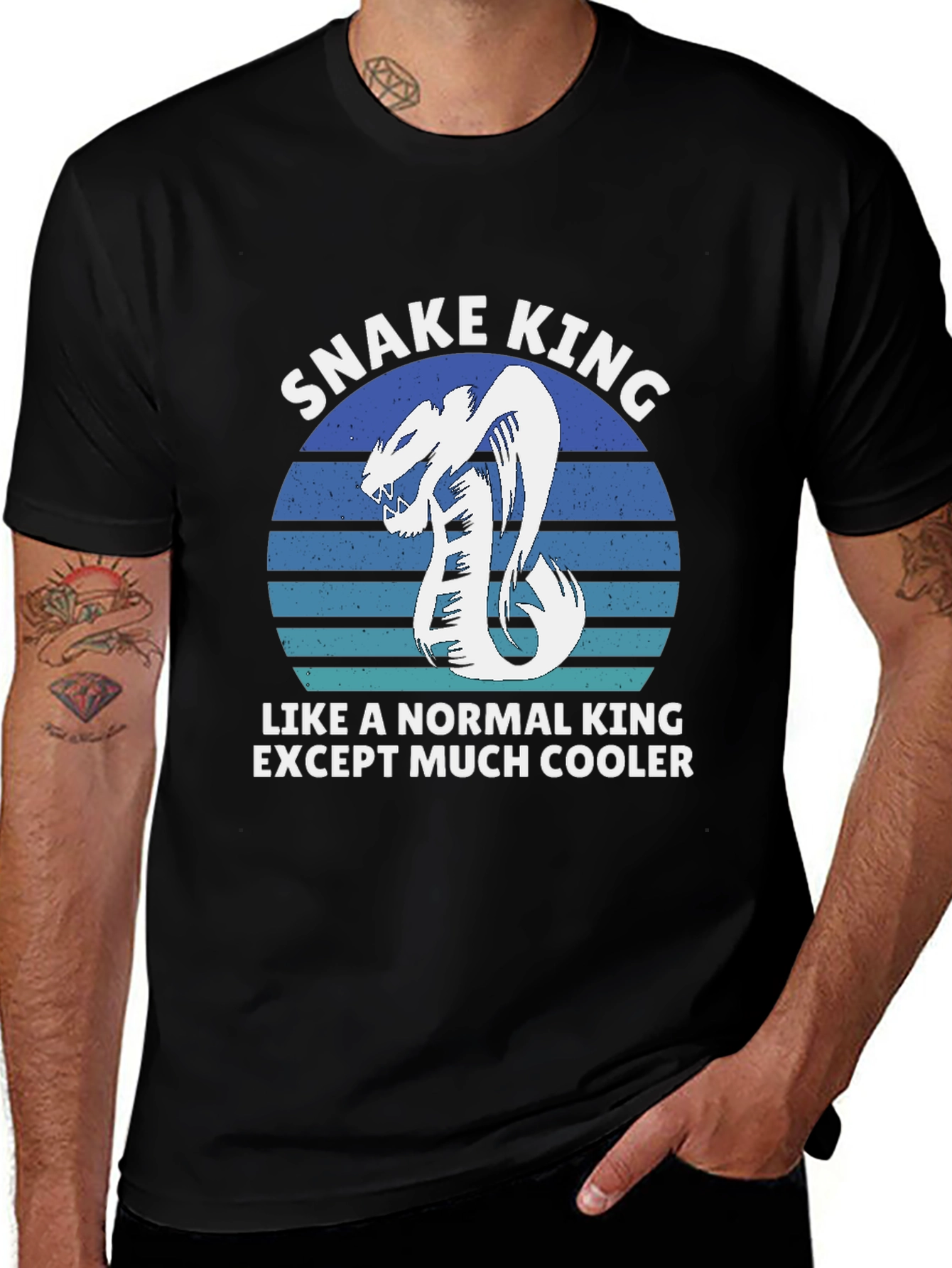 Snake King T-Shirt - Cooler Than Normal Kings