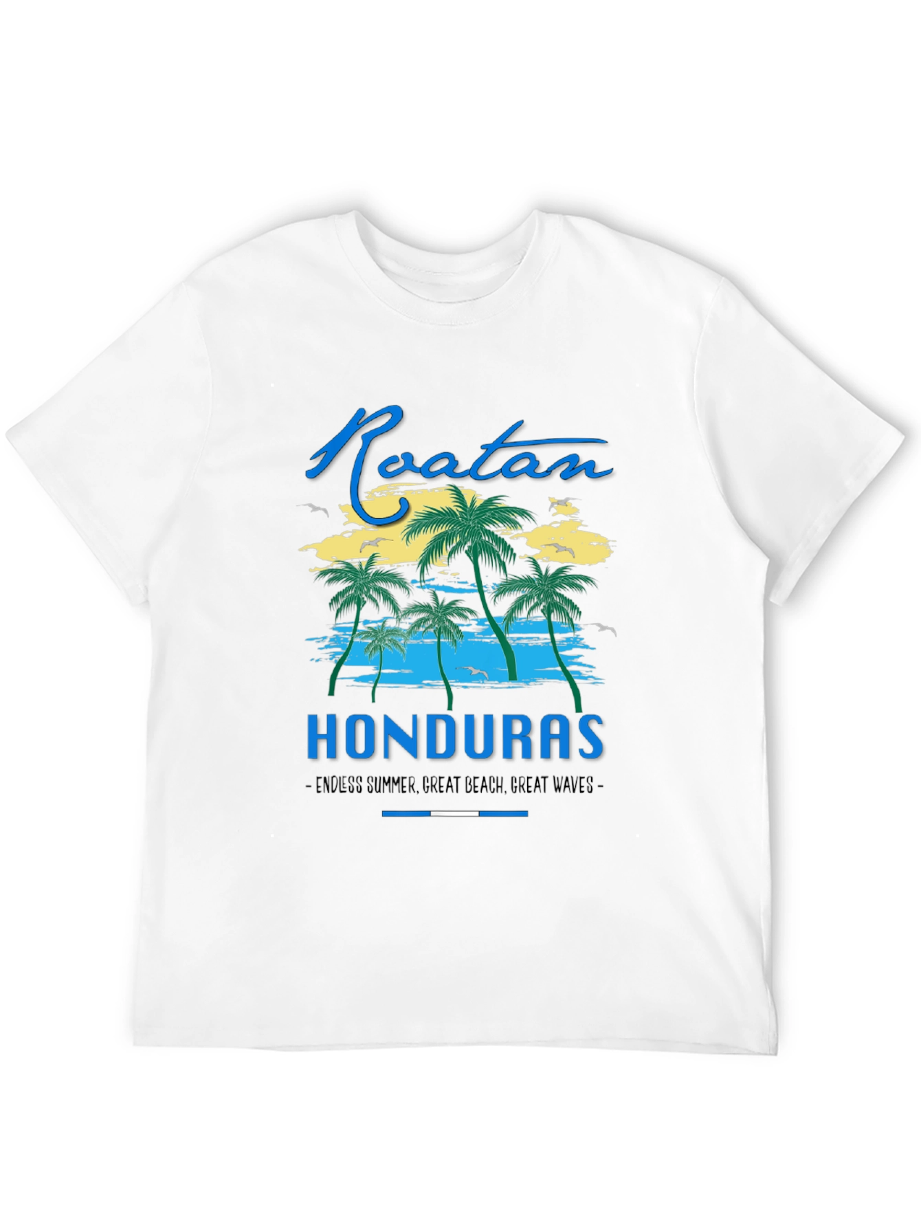 Roatan Honduras T-Shirt - Island Beach Design