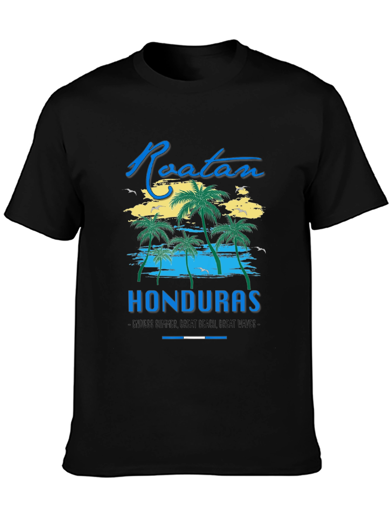 Roatan Honduras T-Shirt - Island Beach Design