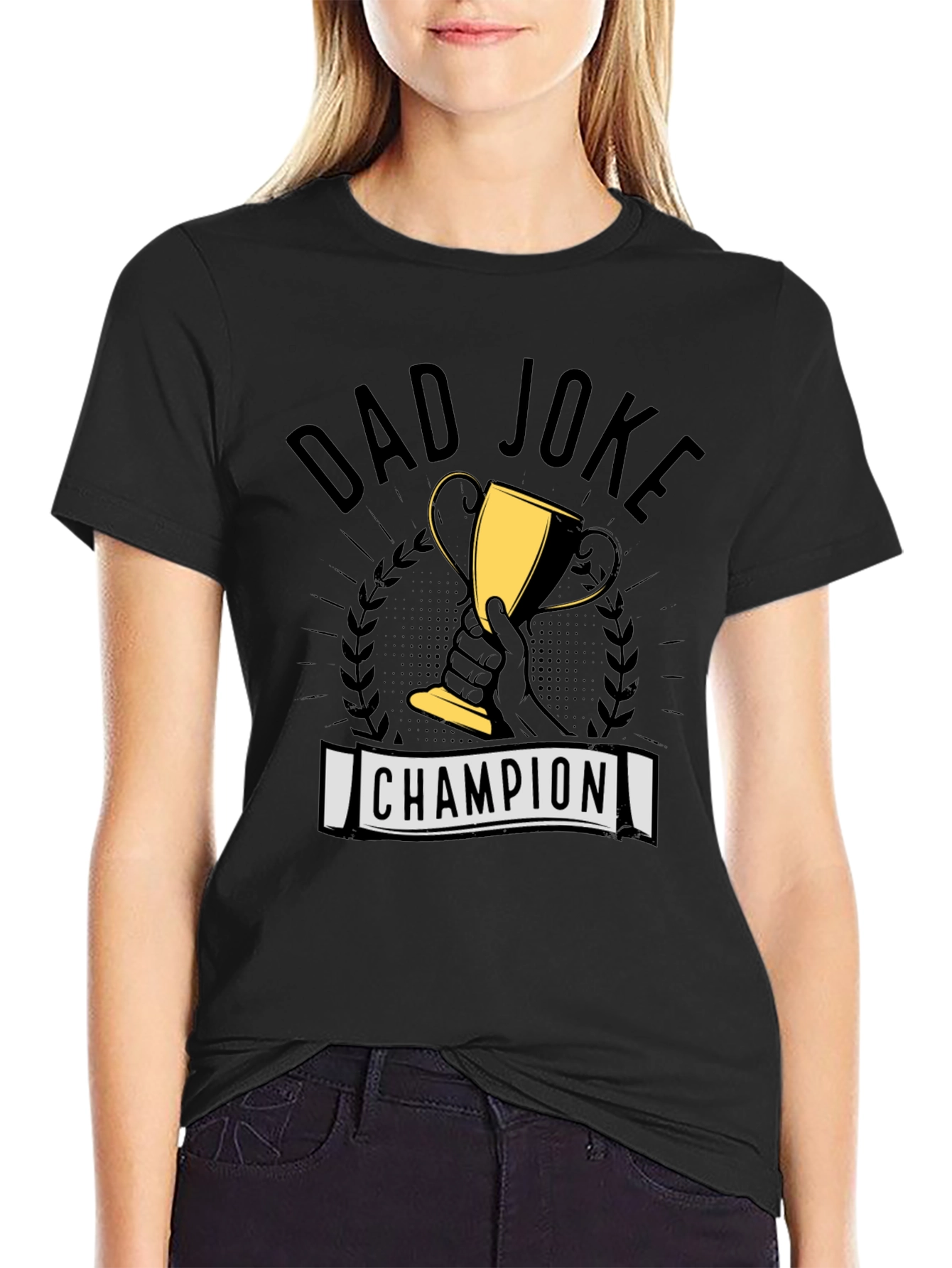 Dad Joke Champion T-Shirt Funny Gift