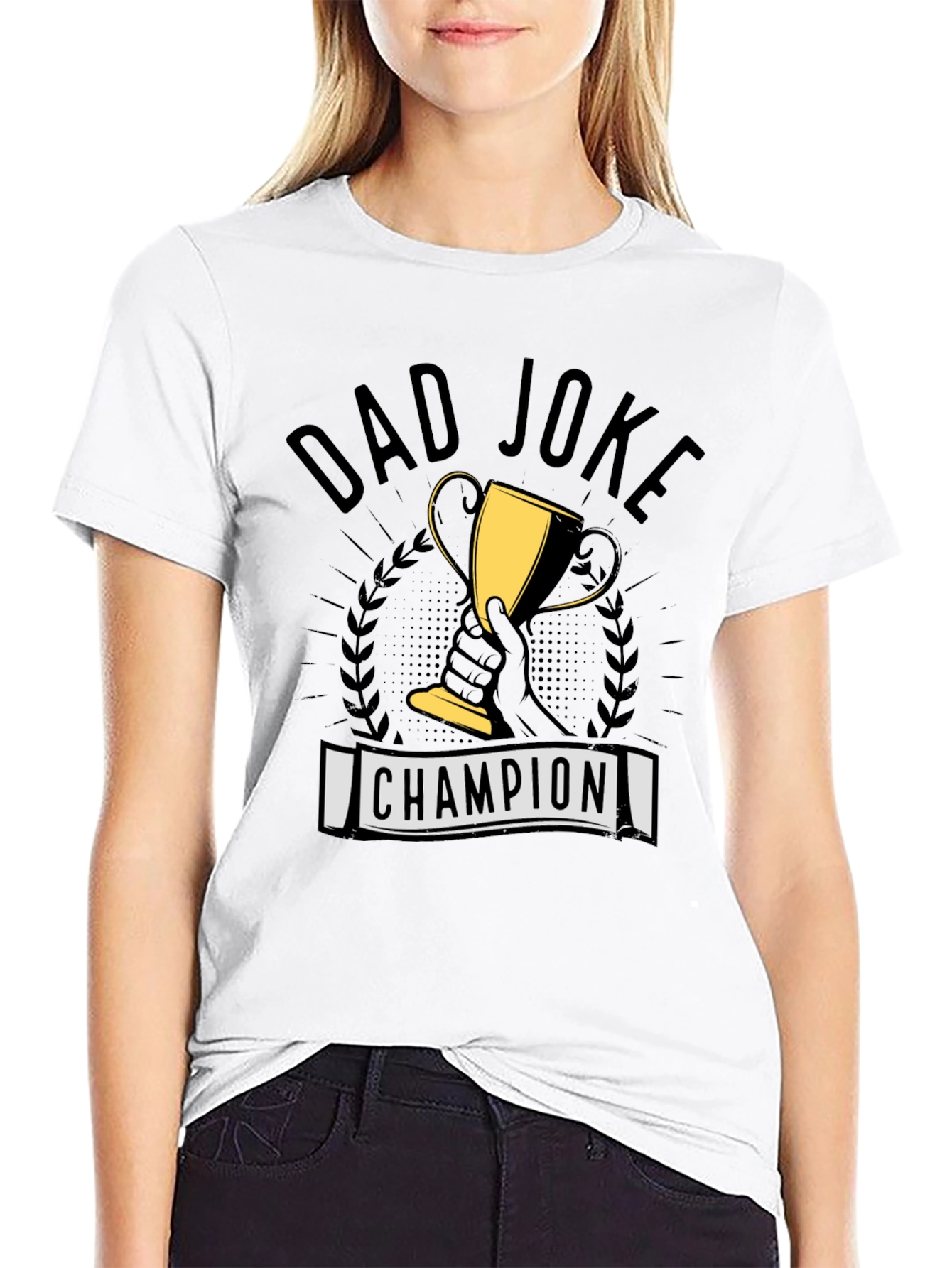 Dad Joke Champion T-Shirt Funny Gift