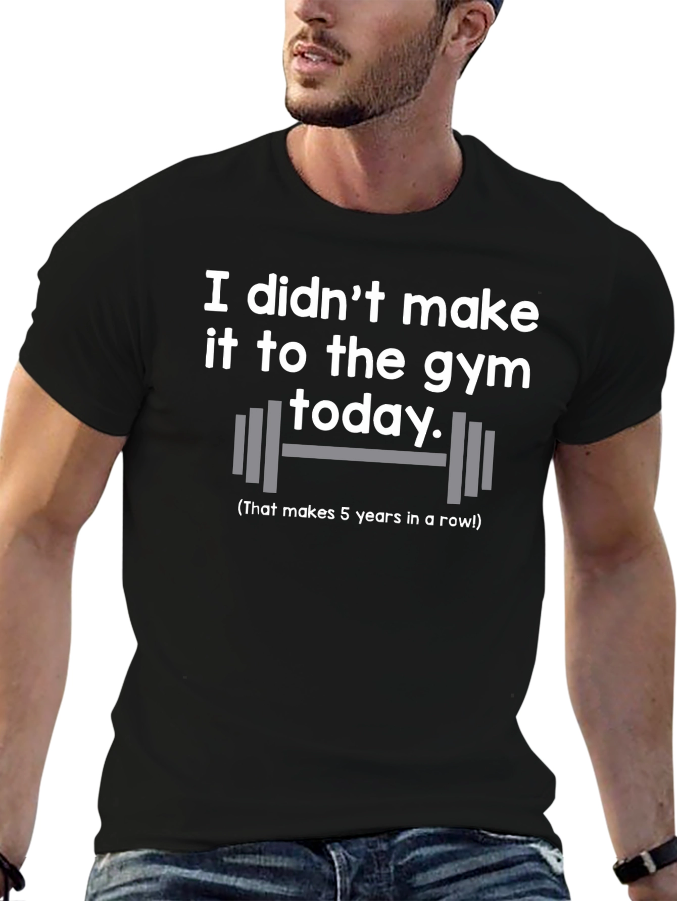 Funny Gym T-Shirt - I Didnt Make it Today