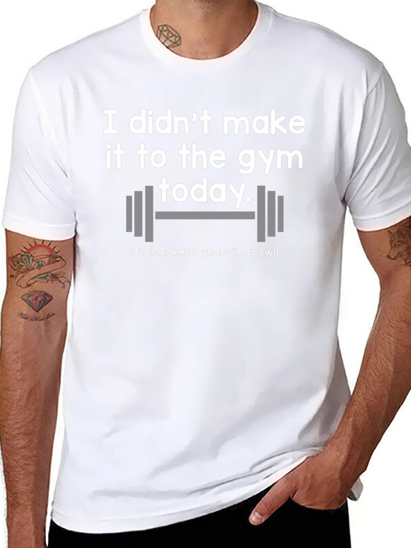 Funny Gym T-Shirt - I Didnt Make it Today