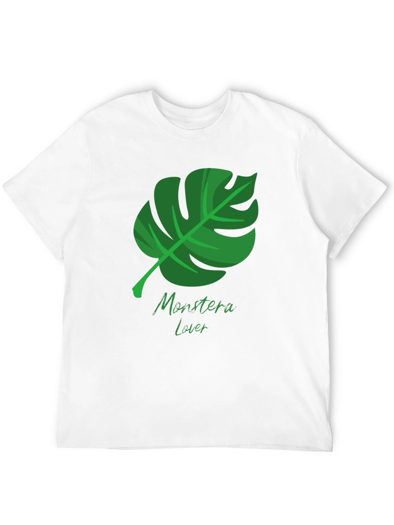 Monstera Lover T-Shirt - Tropical Leaf Design