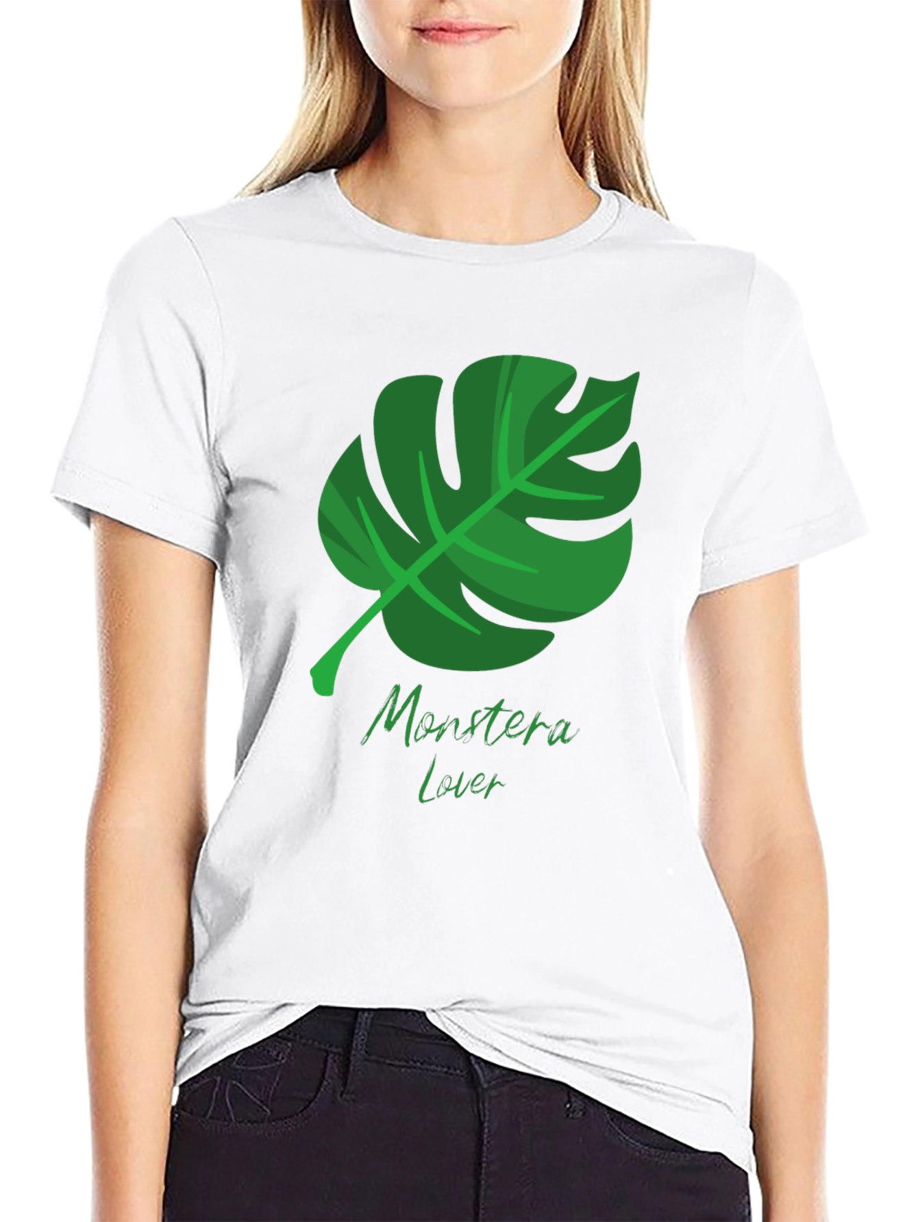 Monstera Lover T-Shirt - Tropical Leaf Design