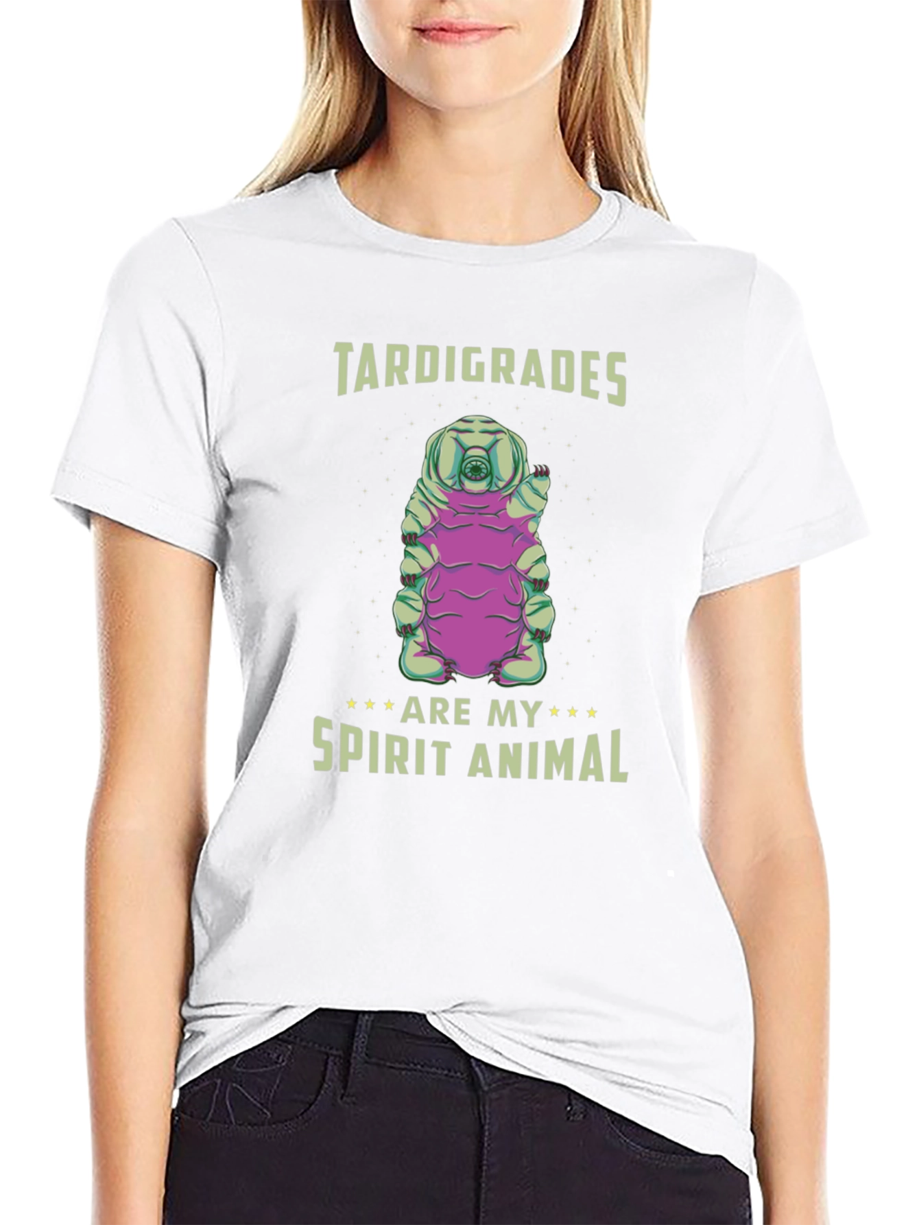 Tardigrades Are My Spirit Animal Black T-Shirt