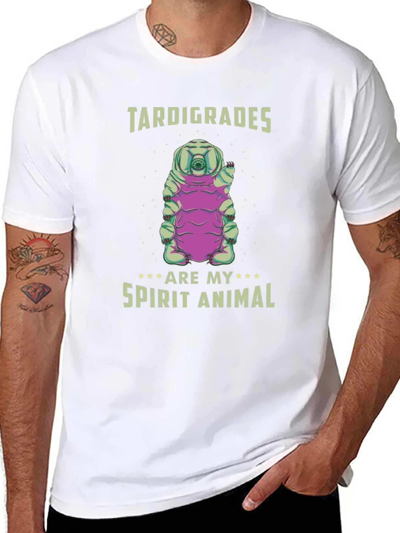 Tardigrades Are My Spirit Animal Black T-Shirt