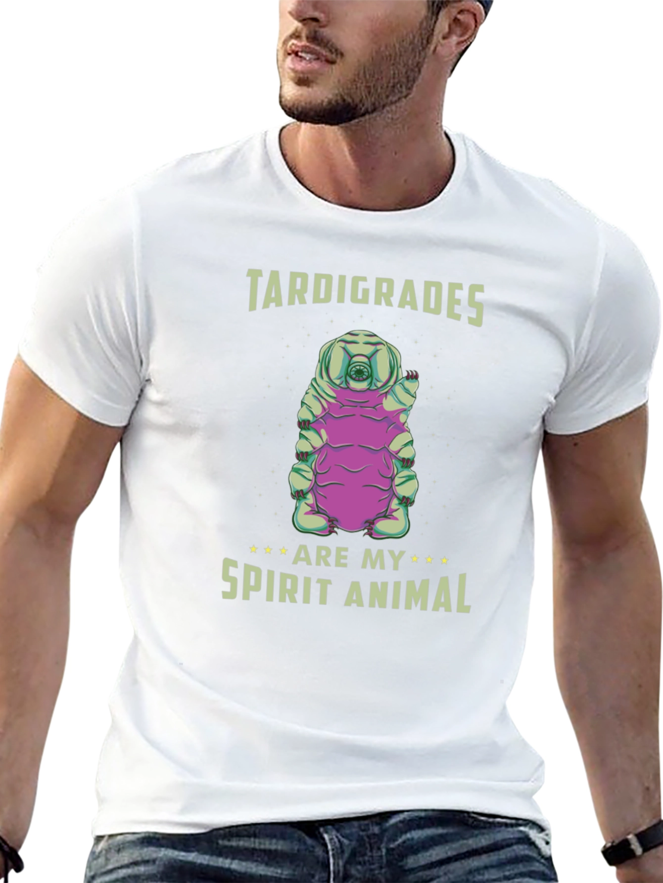 Tardigrades Are My Spirit Animal Black T-Shirt