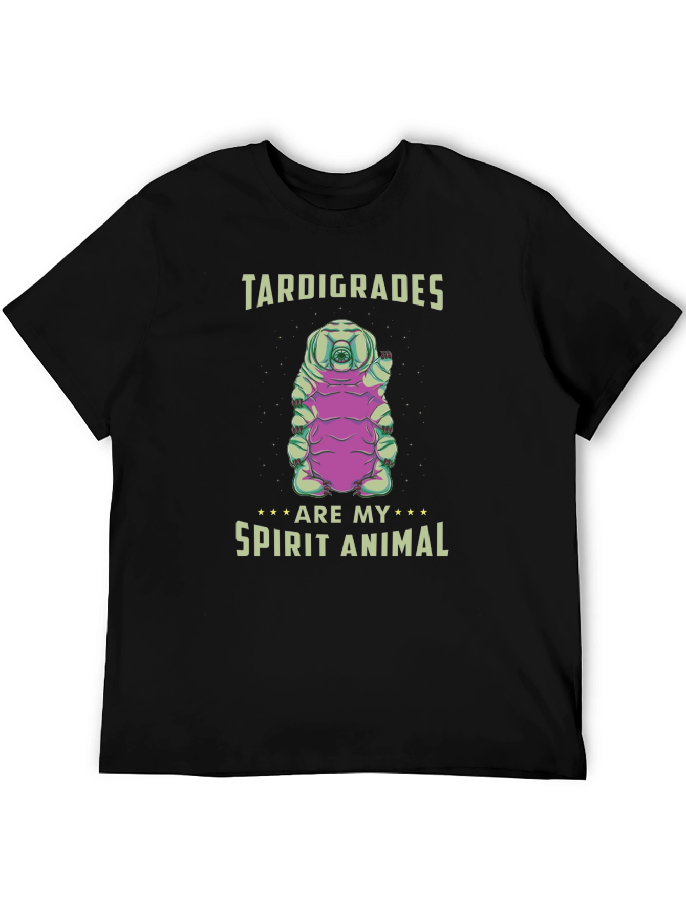 Tardigrades Are My Spirit Animal Black T-Shirt