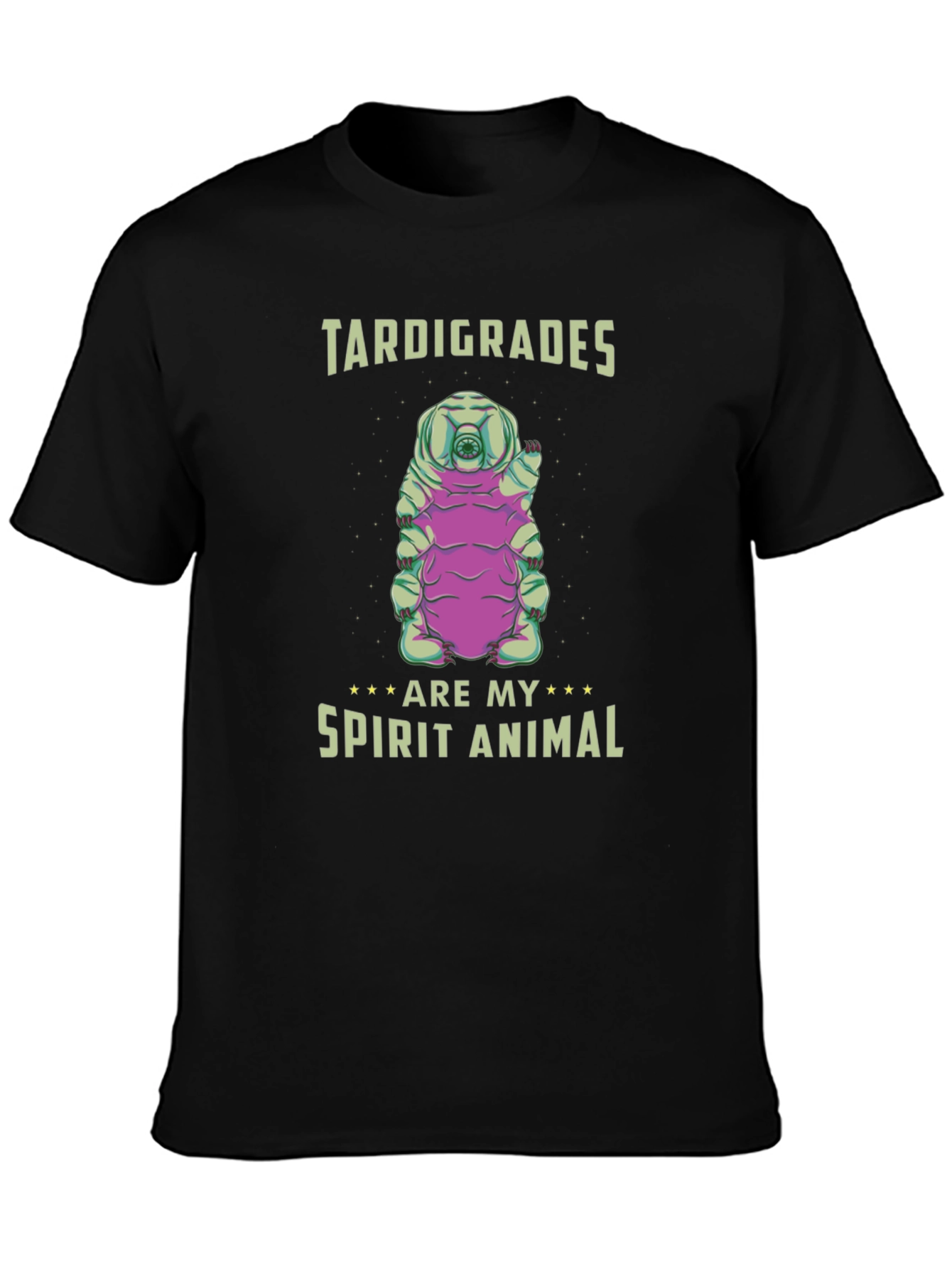 Tardigrades Are My Spirit Animal Black T-Shirt
