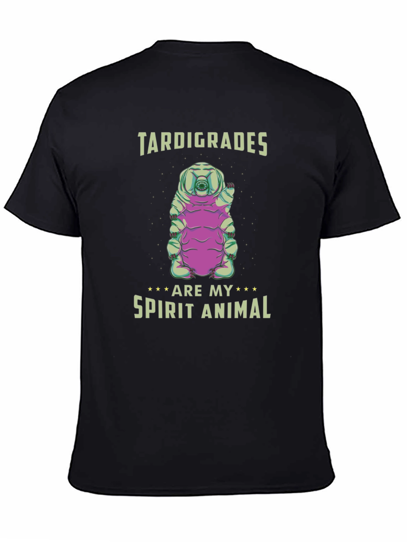 Tardigrades Are My Spirit Animal Black T-Shirt