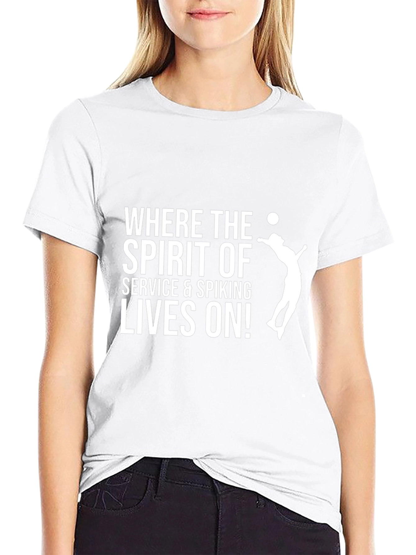 Volleyball T-Shirt - Where the Spirit Lives On!