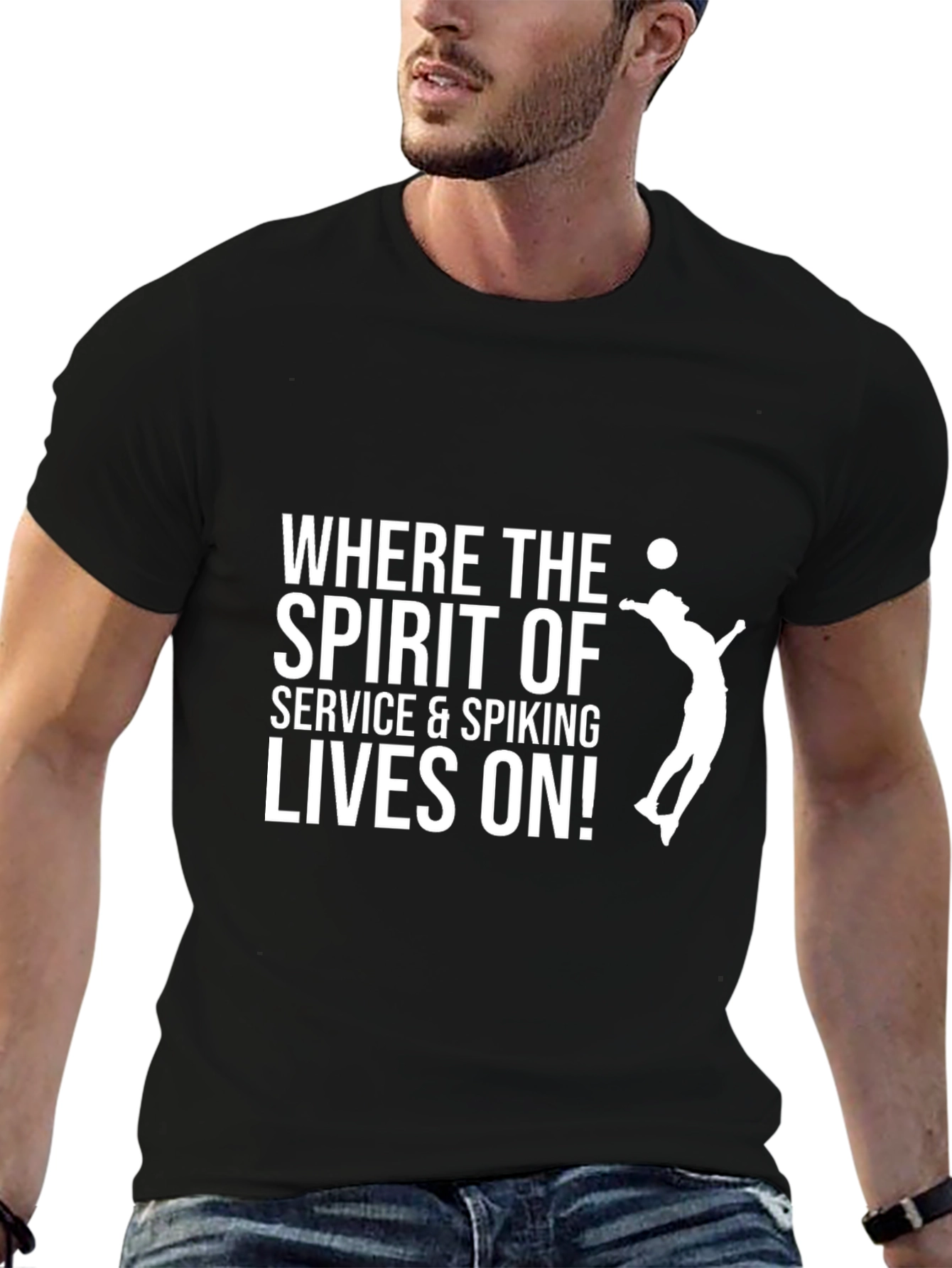 Volleyball T-Shirt - Where the Spirit Lives On!