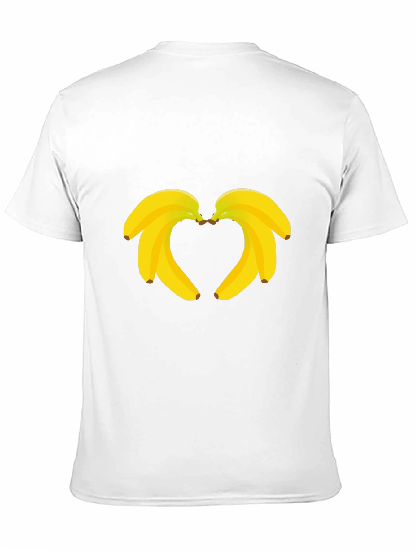 Banana Heart T-Shirt - Funny Fruit Graphic Tee