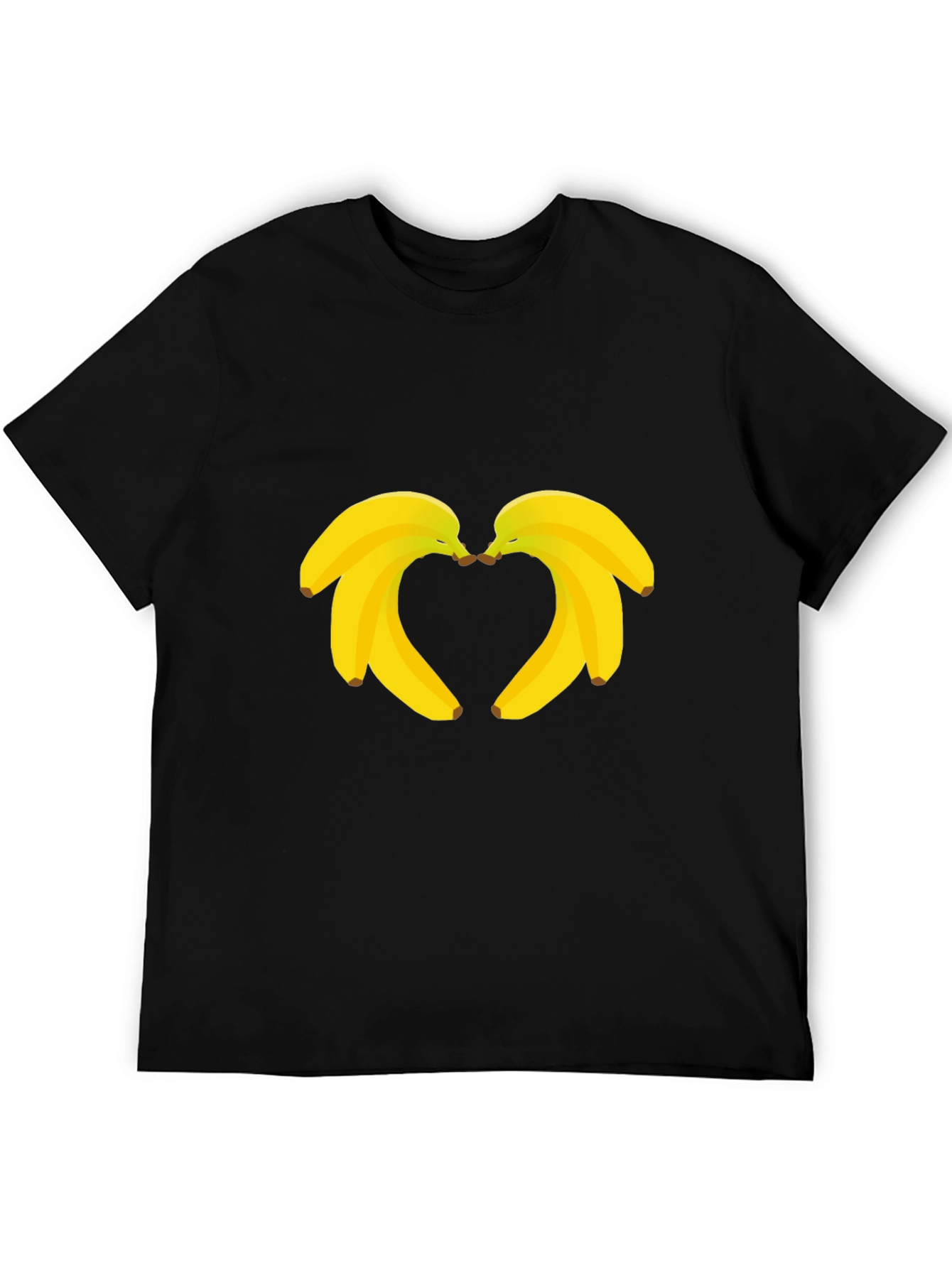 Banana Heart T-Shirt - Funny Fruit Graphic Tee