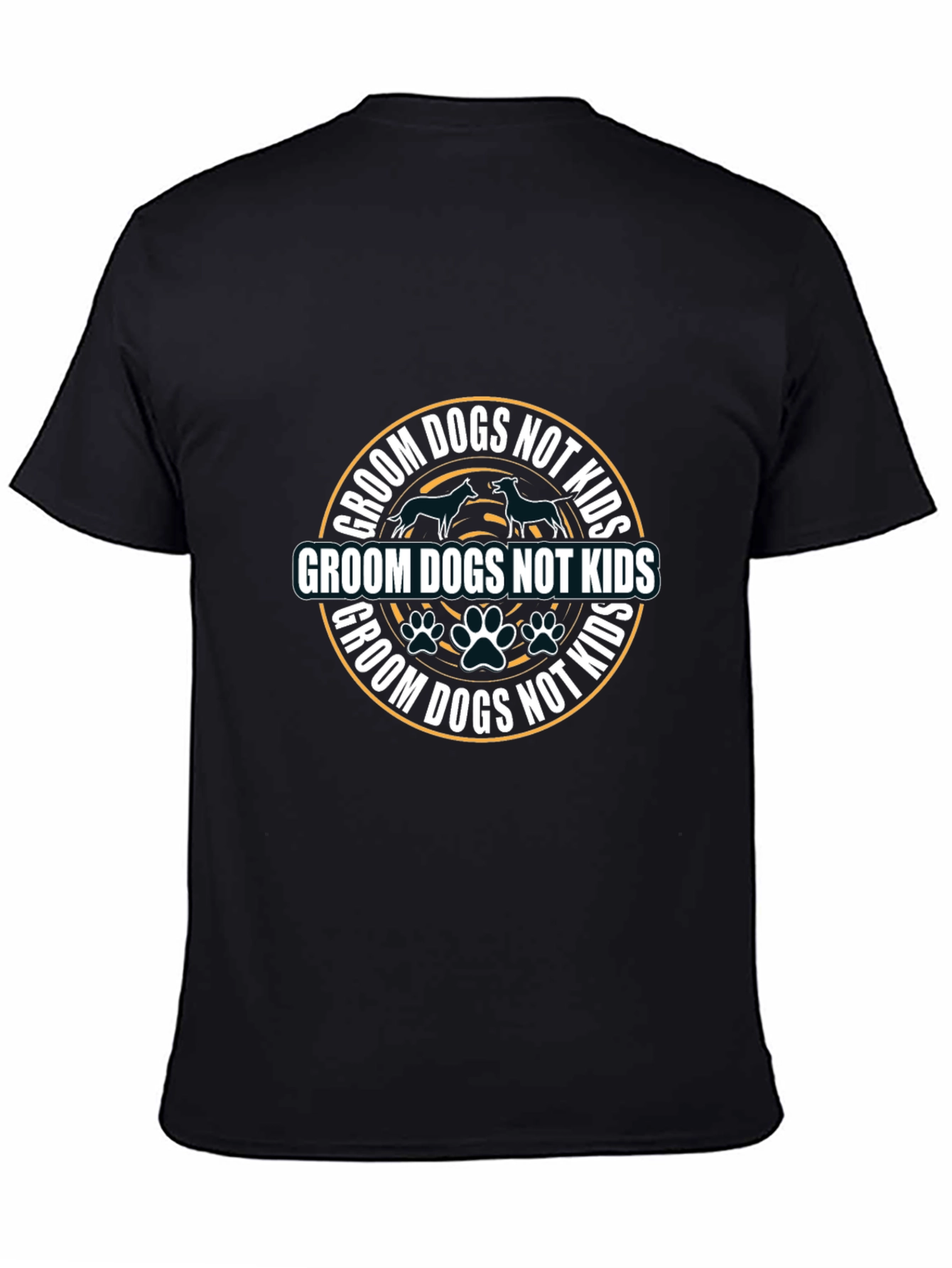 Groom Dogs Not Kids Graphic Tee