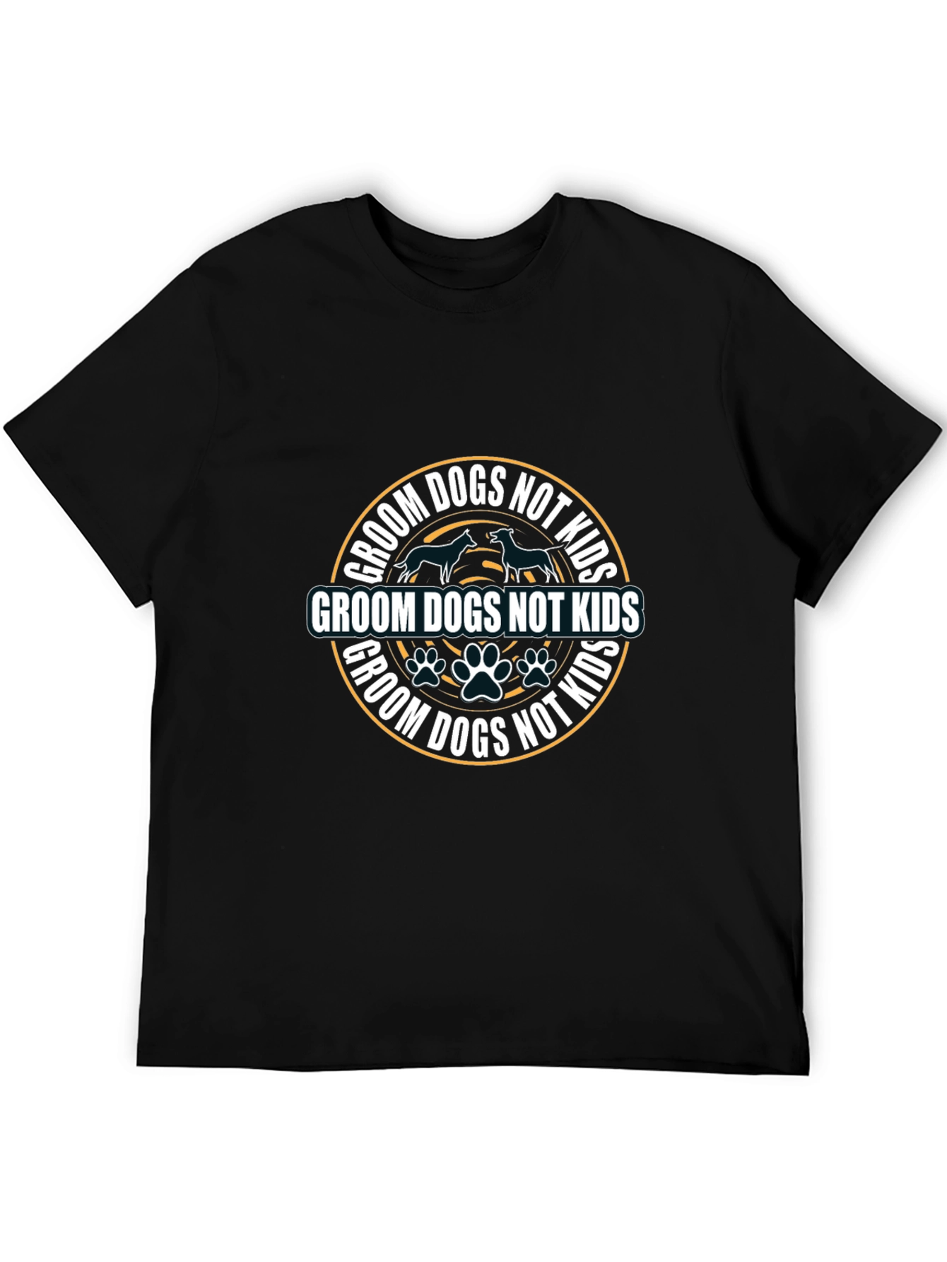 Groom Dogs Not Kids Graphic Tee