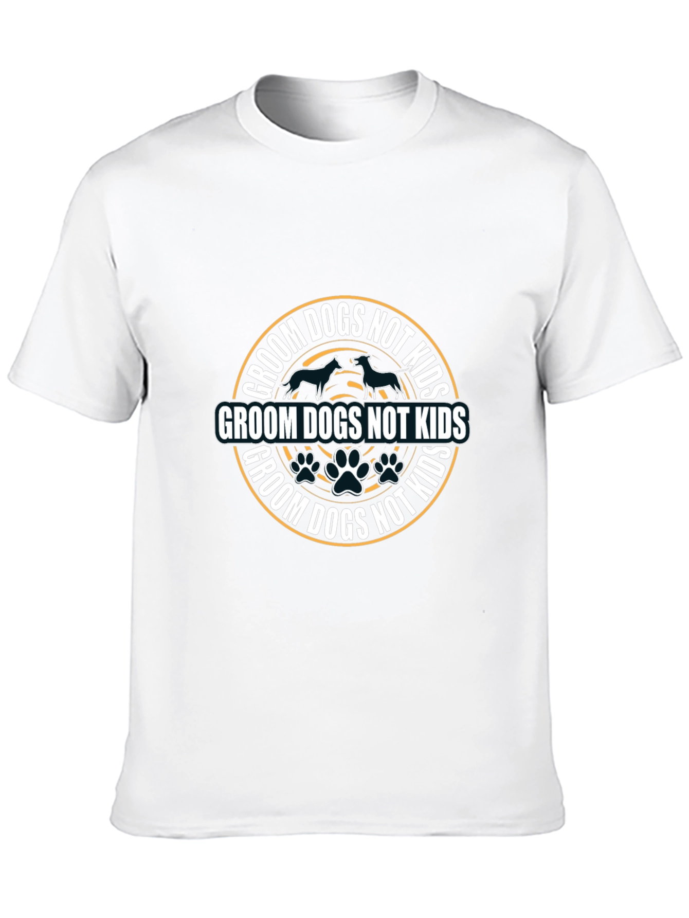 Groom Dogs Not Kids Graphic Tee