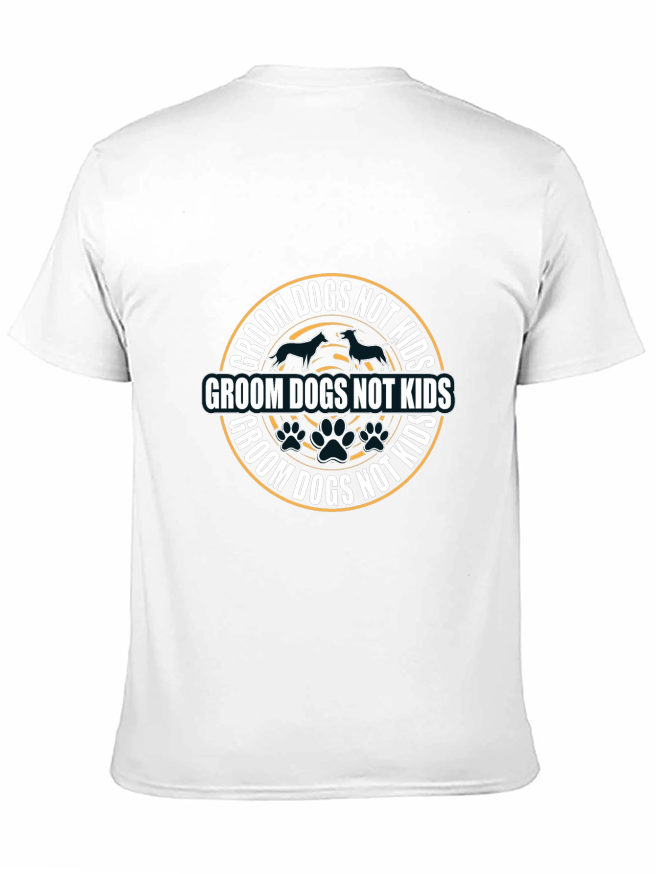Groom Dogs Not Kids Graphic Tee