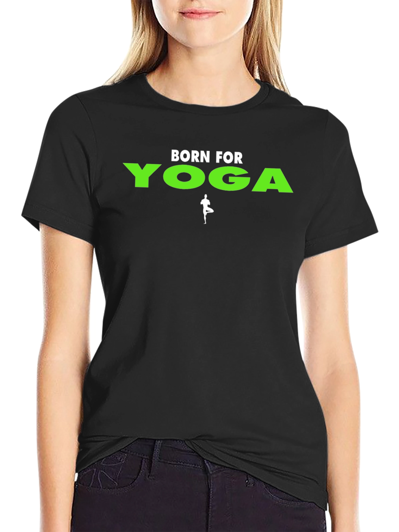 Born For Yoga Graphic T-Shirt