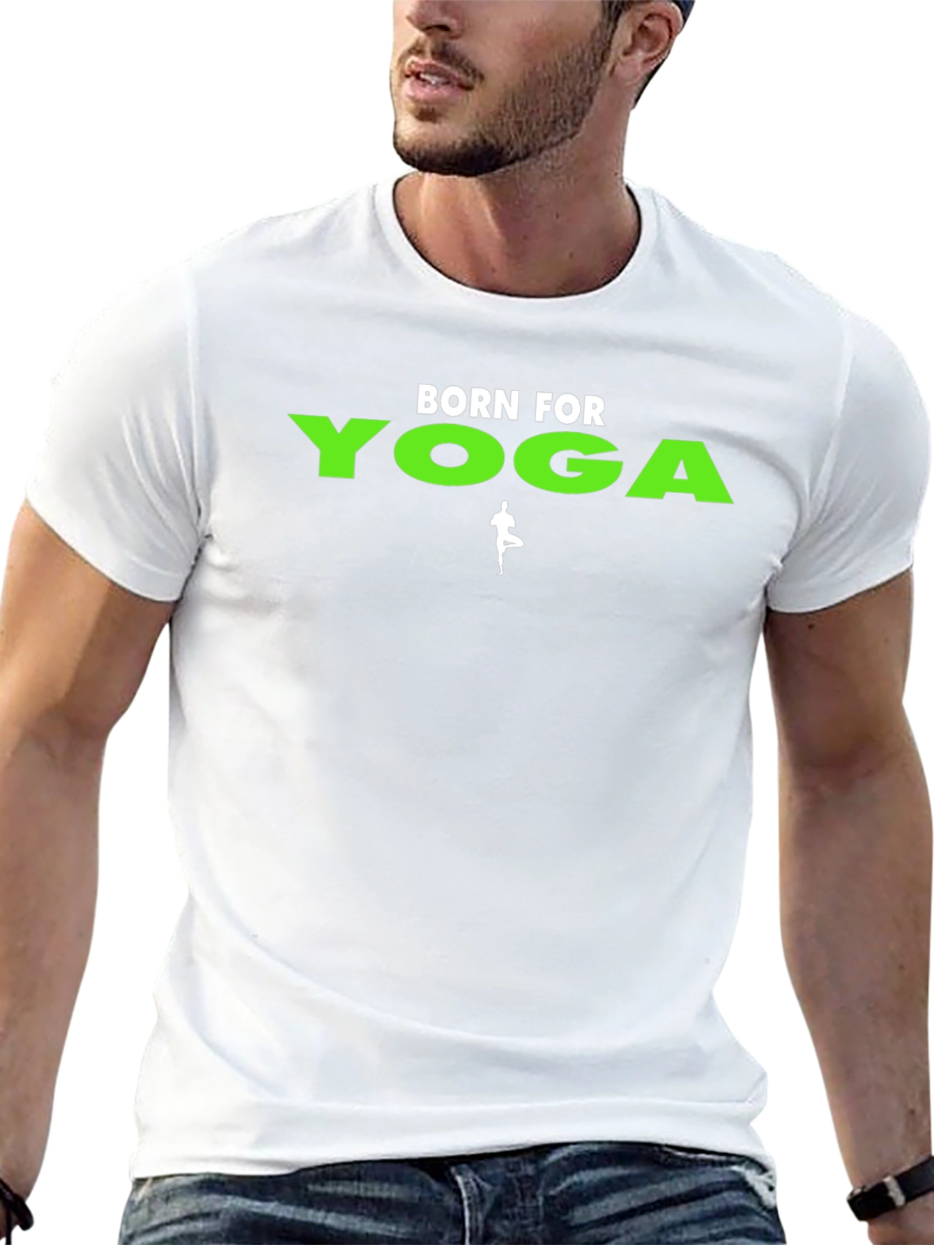 Born For Yoga Graphic T-Shirt