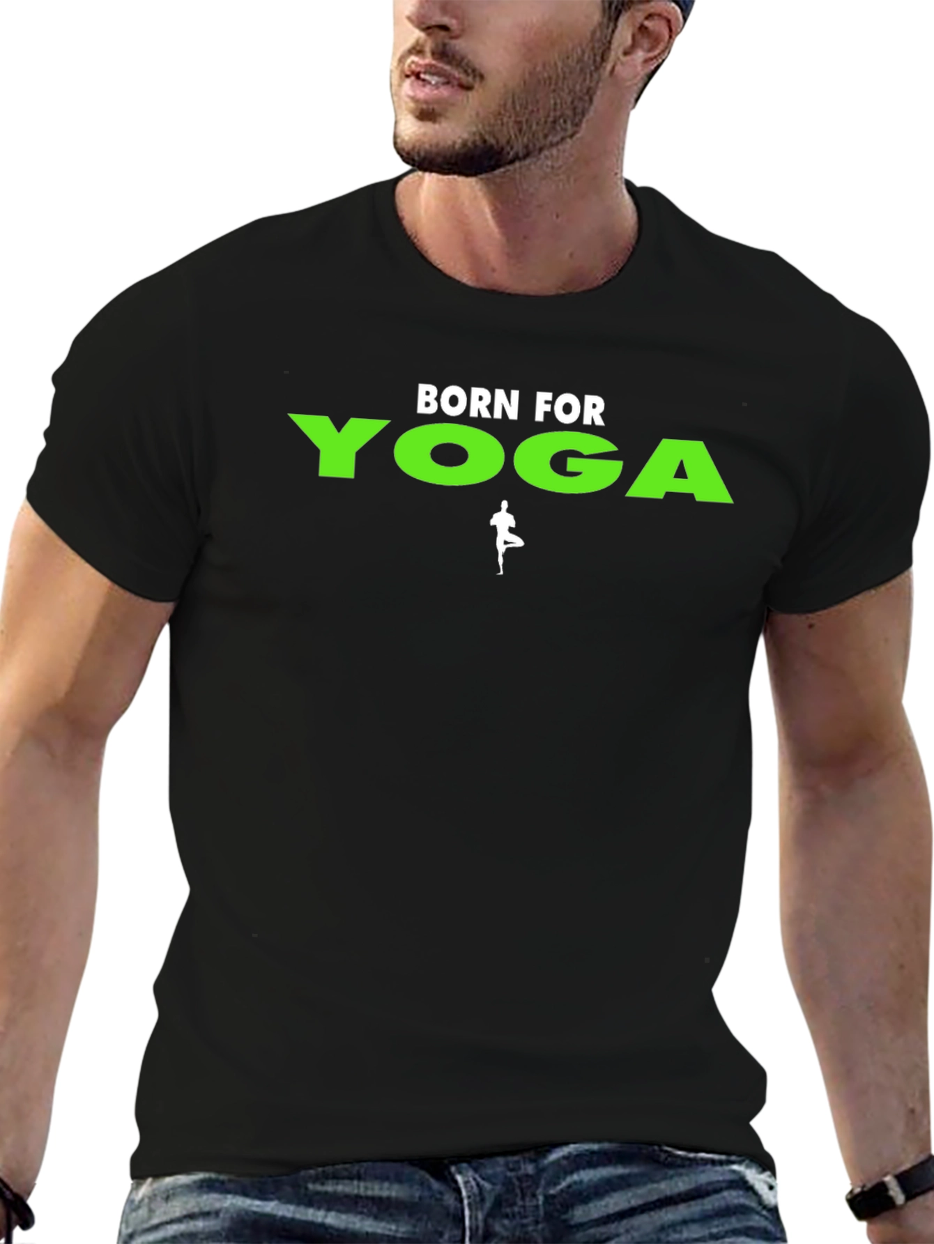 Born For Yoga Graphic T-Shirt