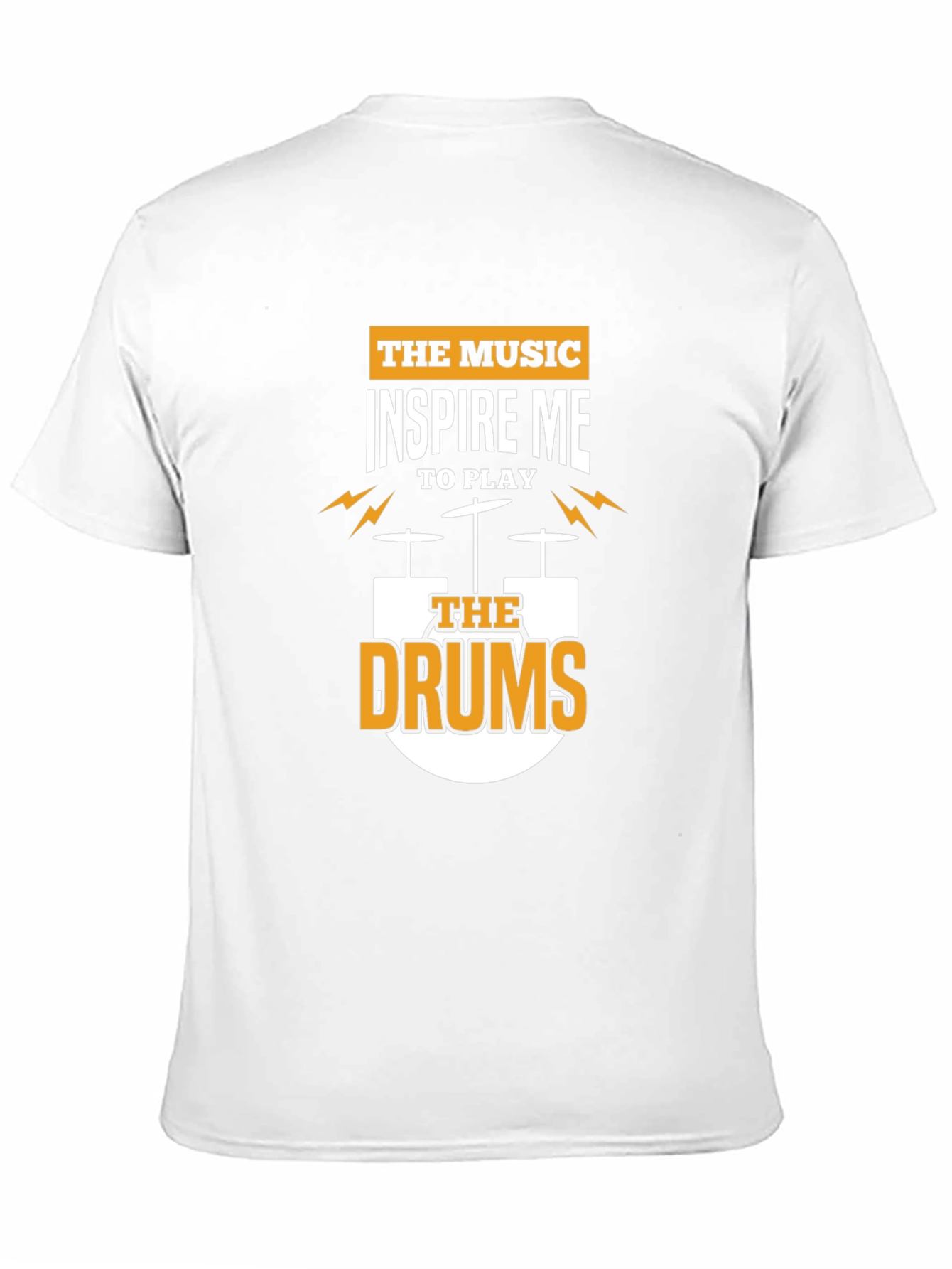 Inspire Me Drums Graphic T-Shirt - Black
