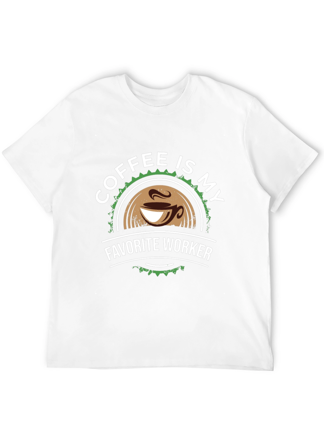 Coffee Is My Favorite Worker Graphic T-Shirt