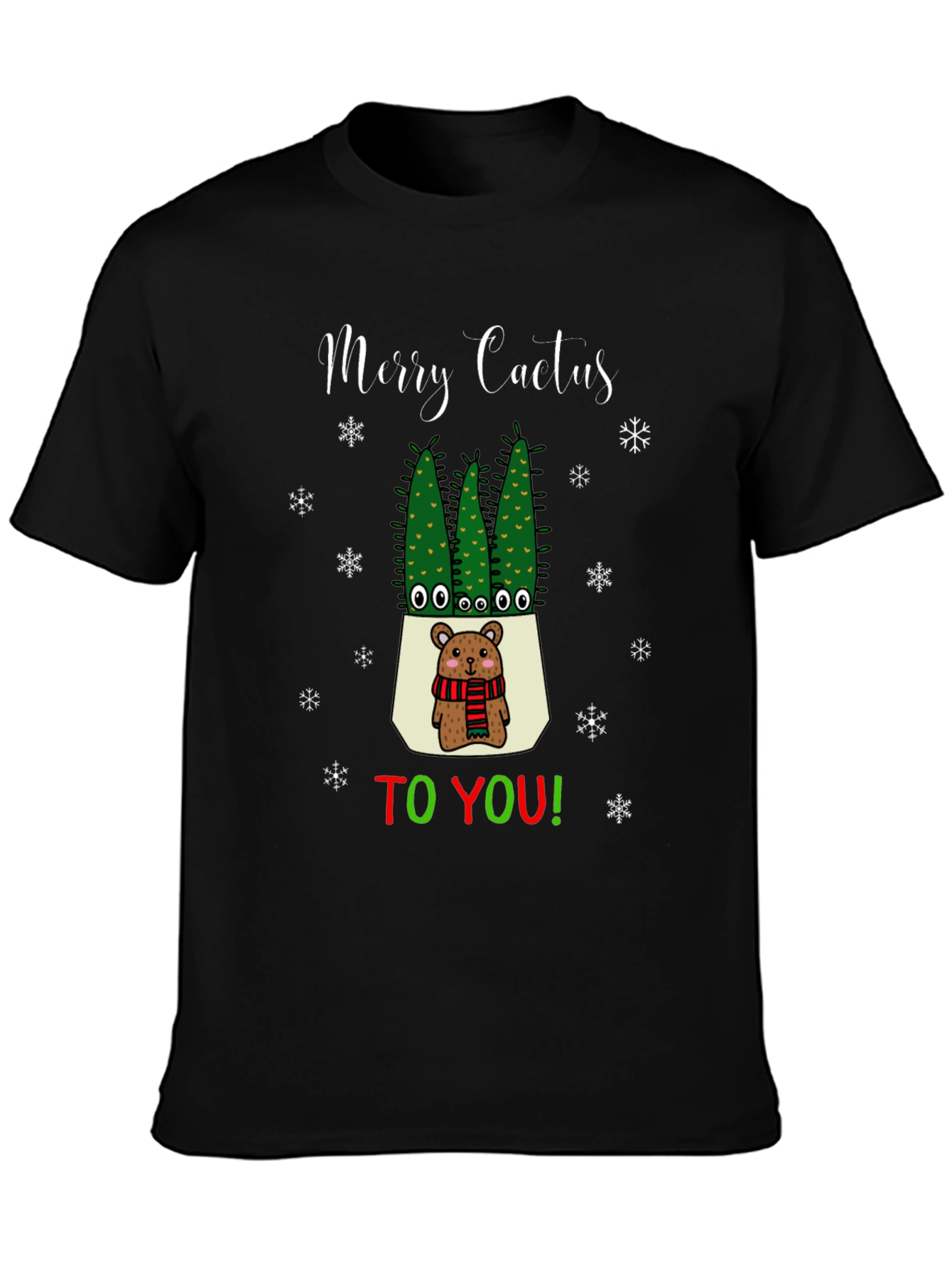 Merry Cactus To You! Funny Christmas T-Shirt