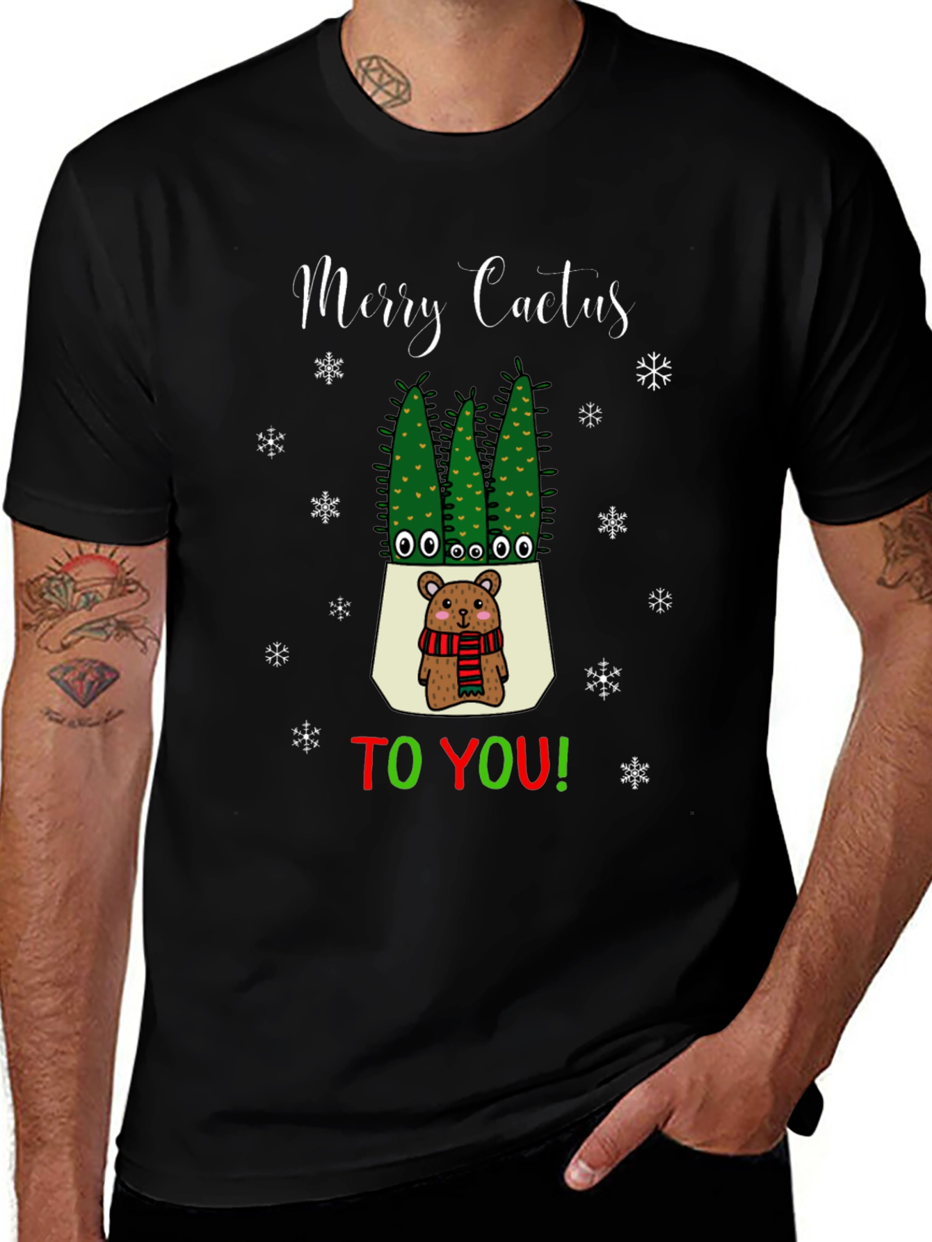 Merry Cactus To You! Funny Christmas T-Shirt