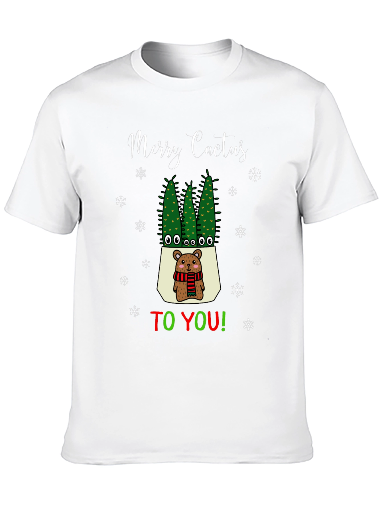 Merry Cactus To You! Funny Christmas T-Shirt