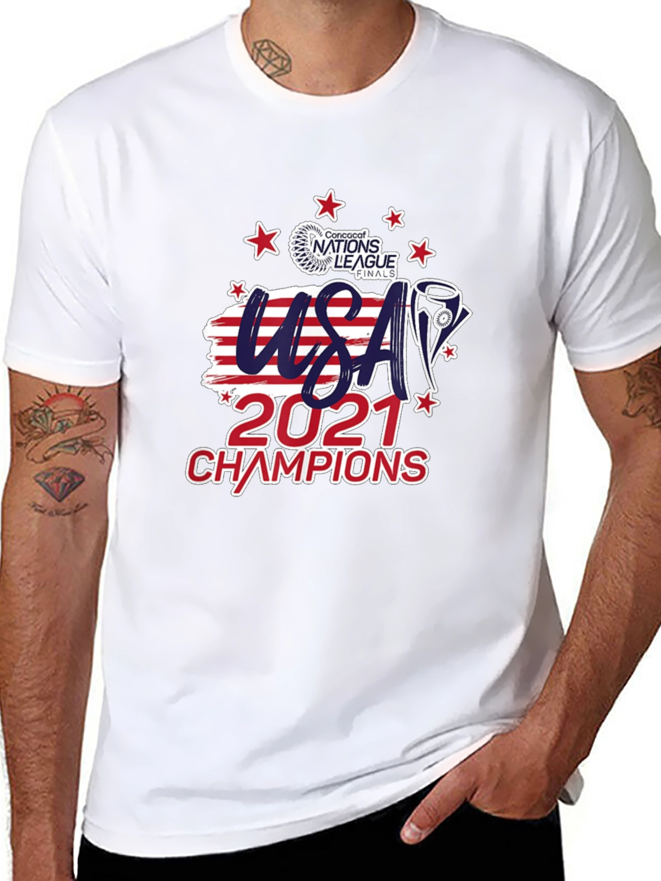 USA 2021 Champions Graphic Tee - Black