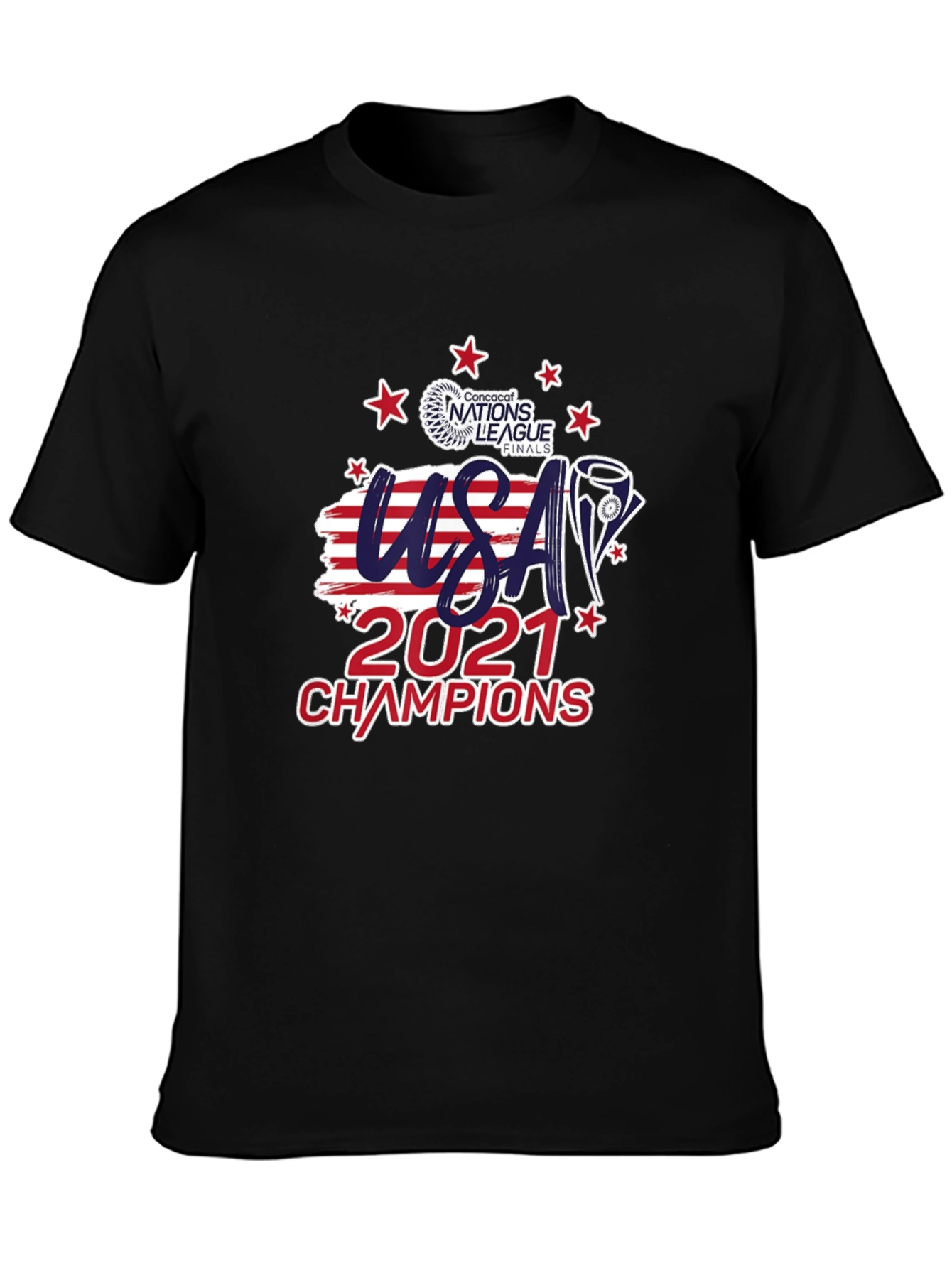 USA 2021 Champions Graphic Tee - Black