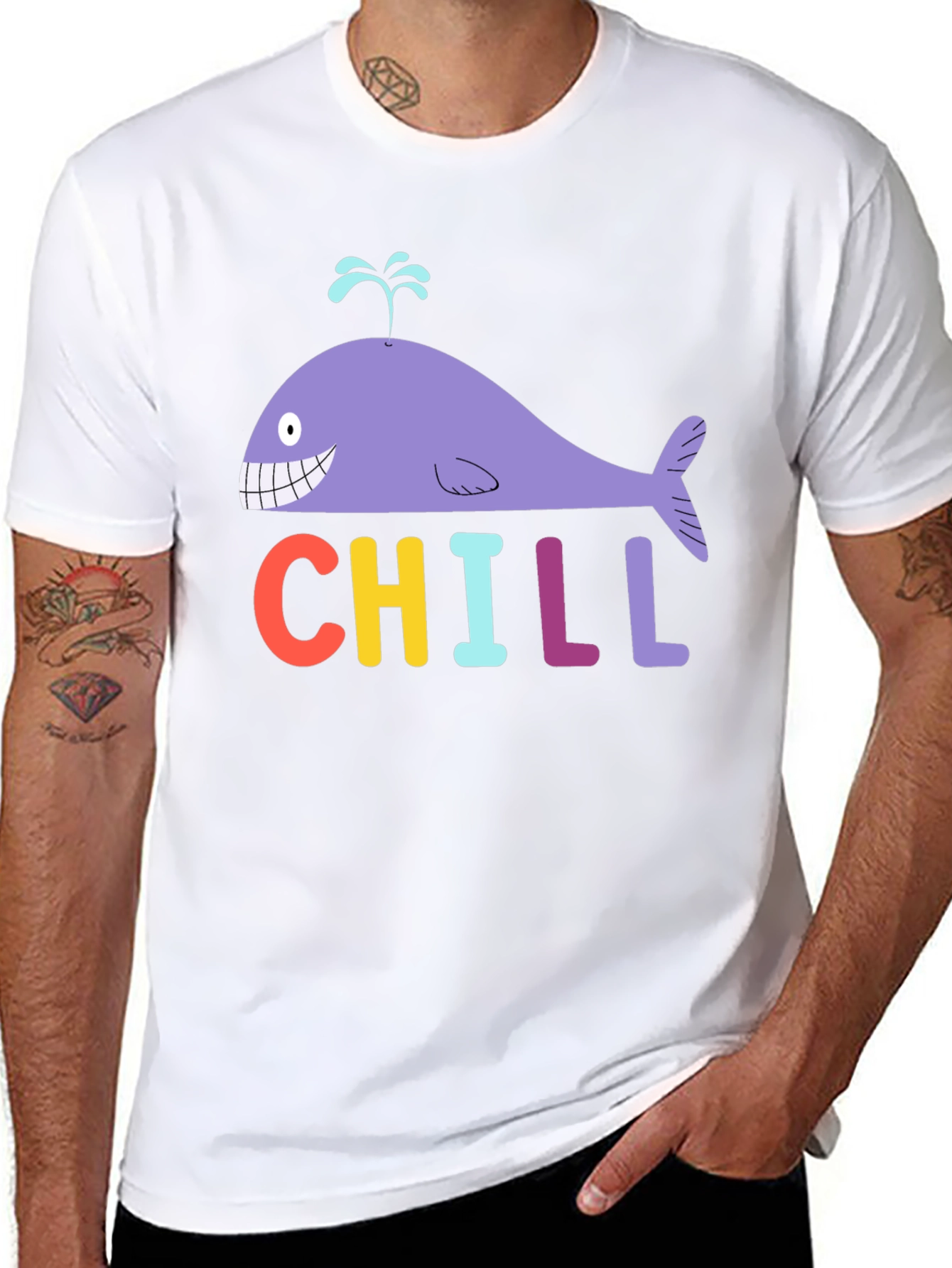 Chill Whale Graphic Tee - Unisex