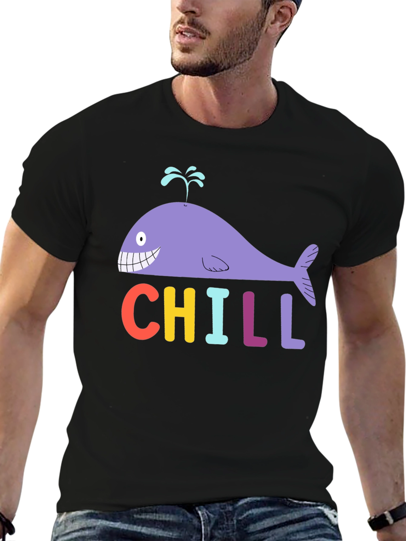 Chill Whale Graphic Tee - Unisex