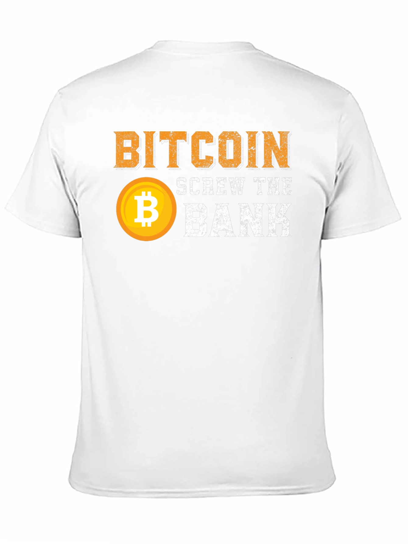 Bitcoin Screw The Bank Black T-Shirt