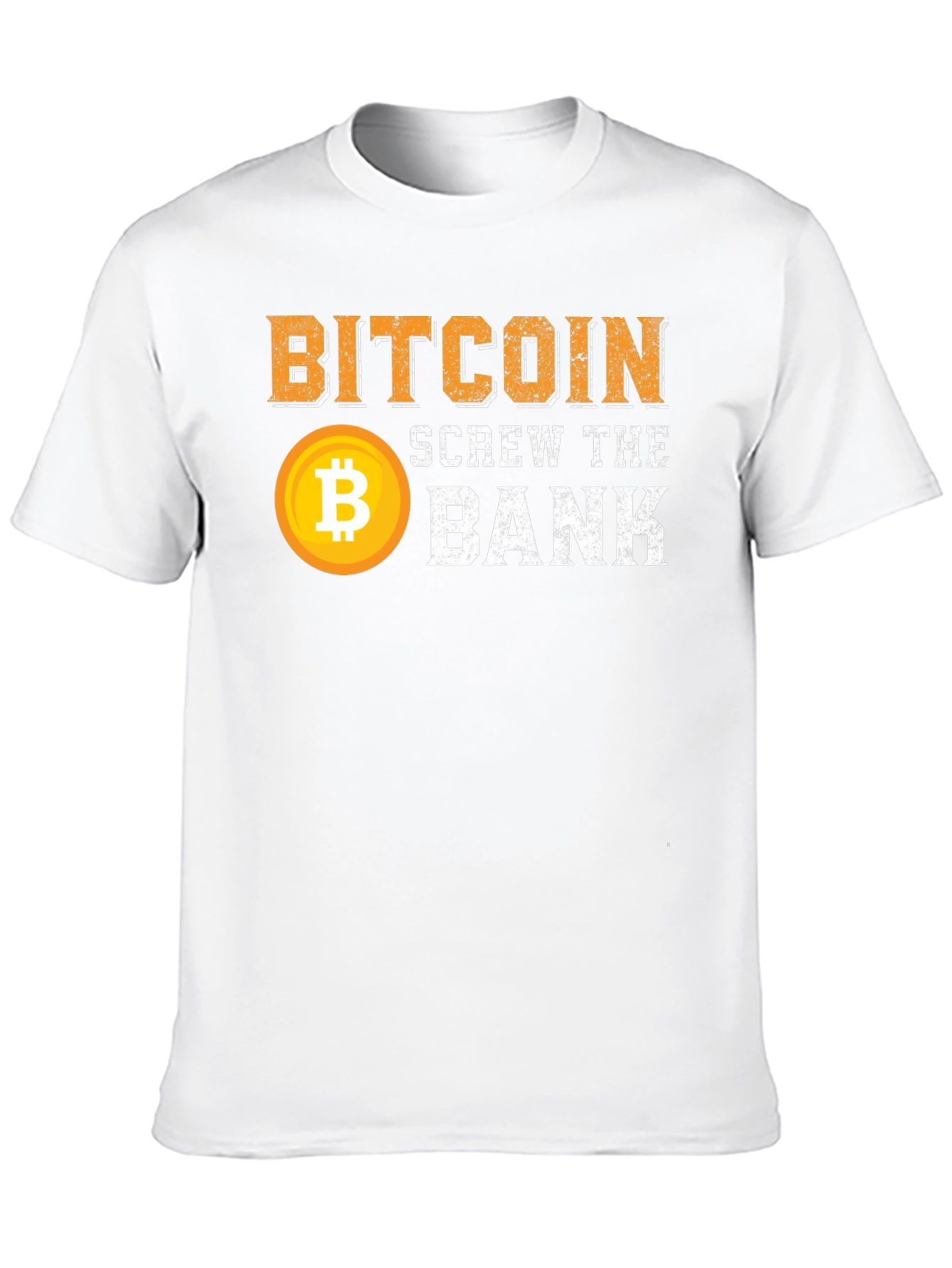 Bitcoin Screw The Bank Black T-Shirt