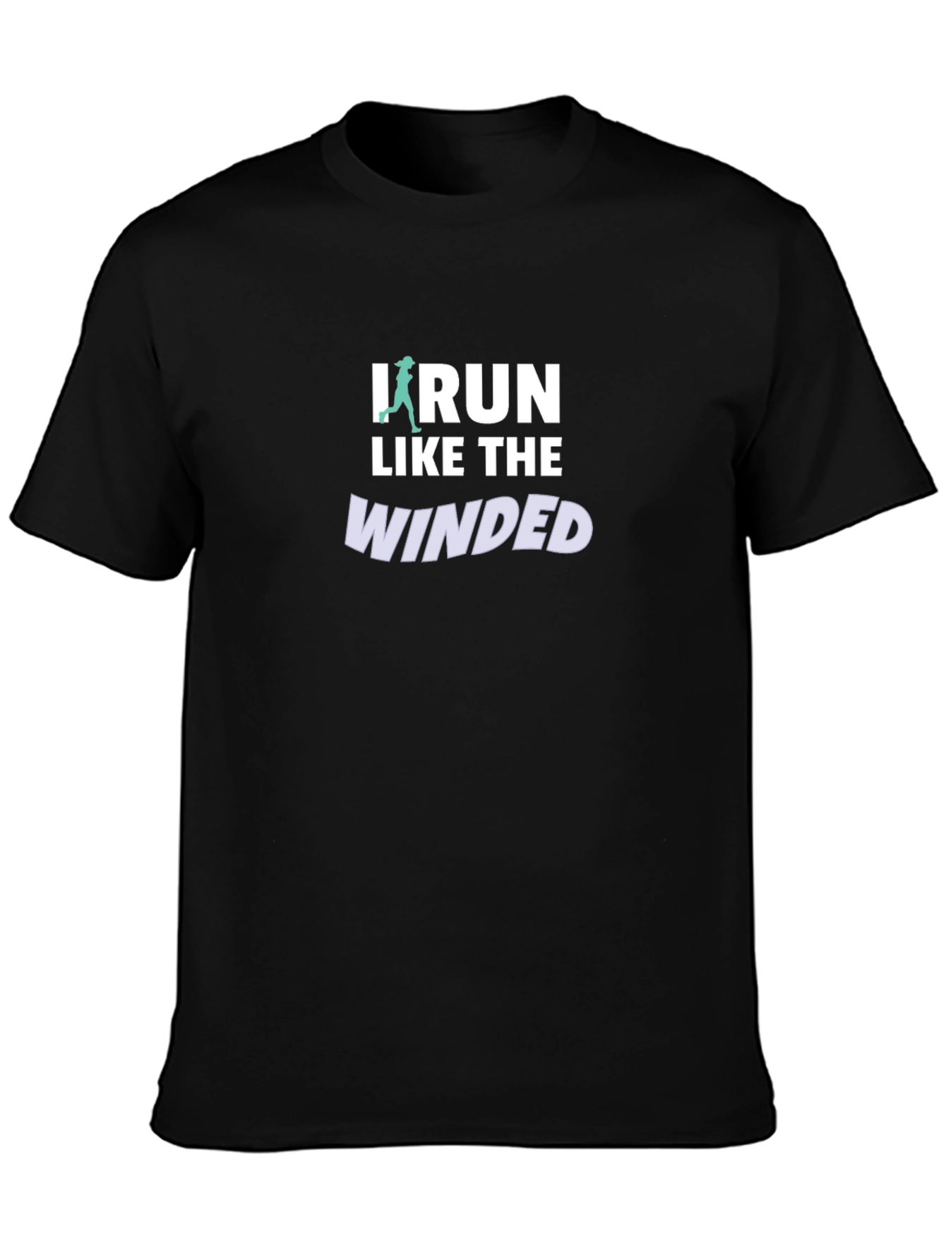 I Run Like the Winded Graphic Tee - Black