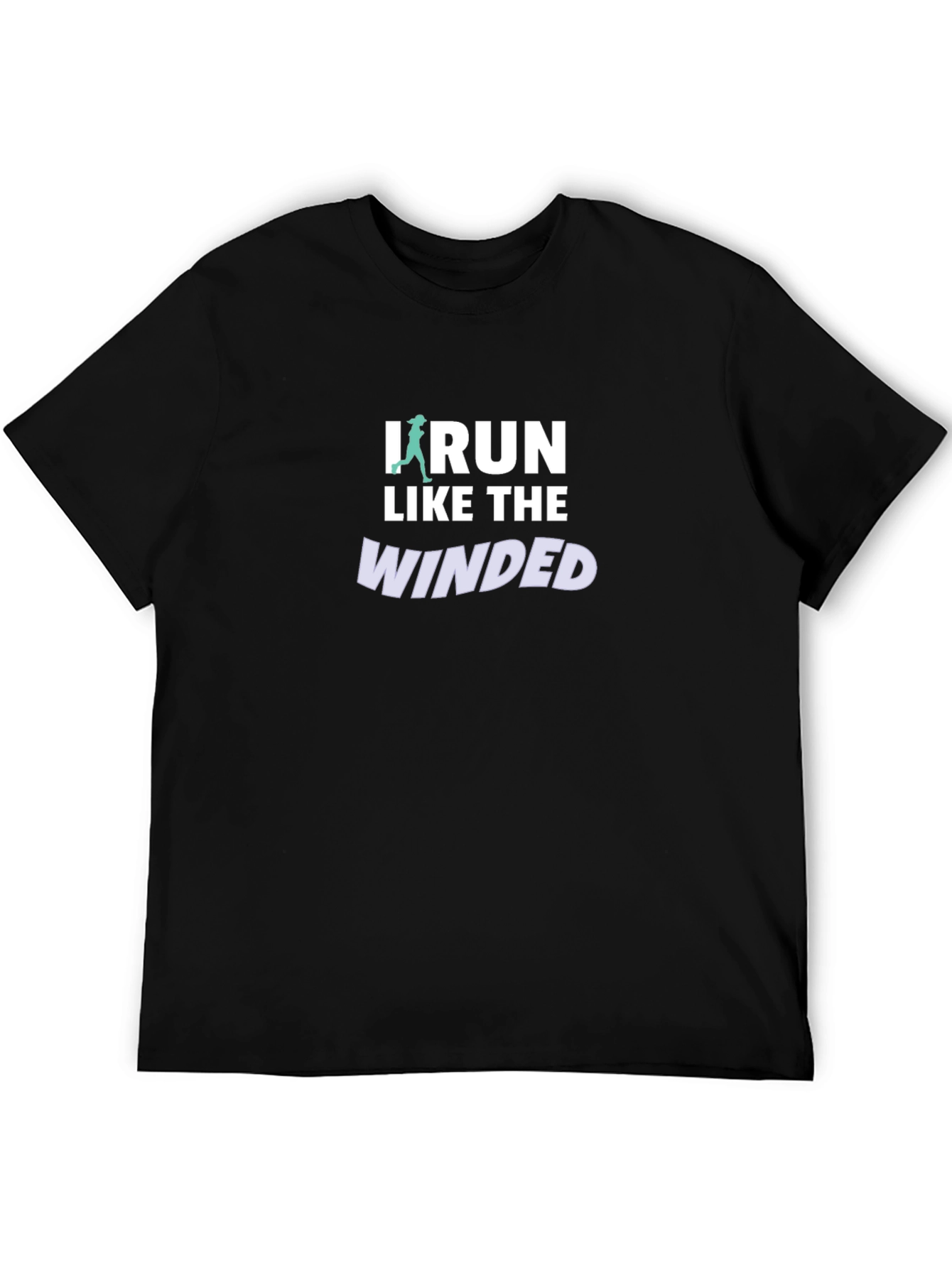 I Run Like the Winded Graphic Tee - Black